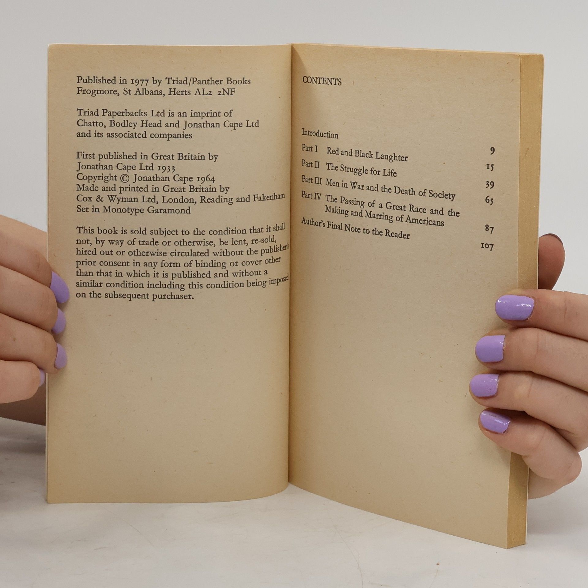Ernest Hemmingway The Torrents of Spring