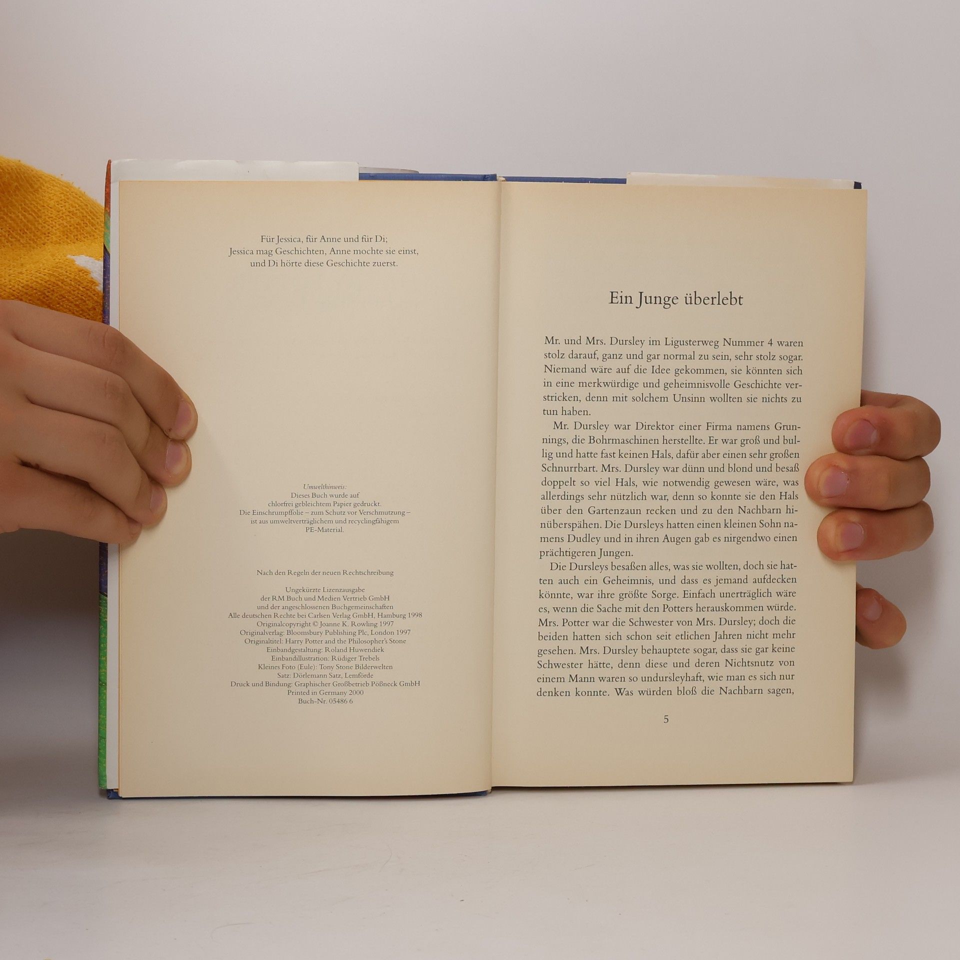 J. K. Rowling Harry Potter und der Stein der Weisen