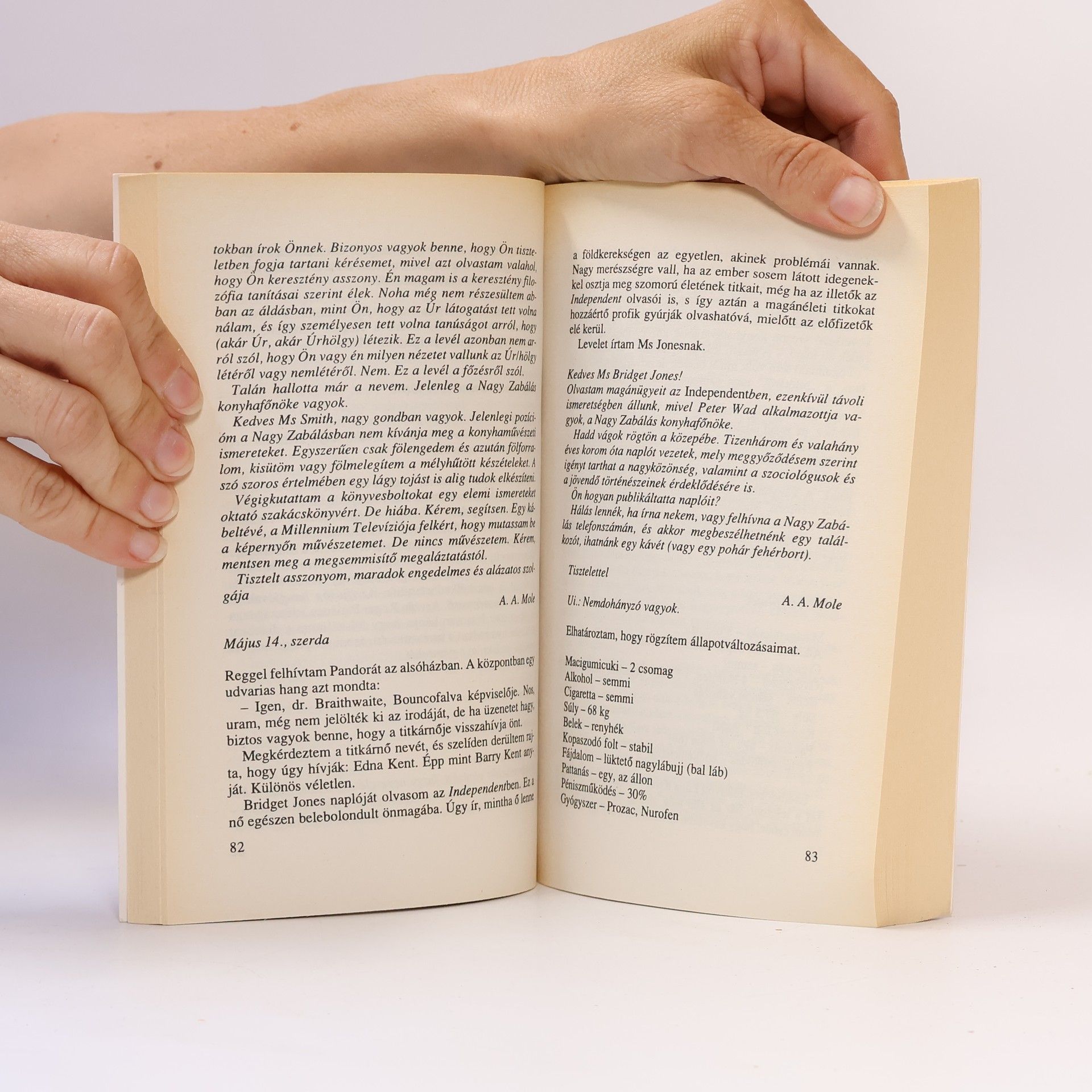 Sue Townsend Adrian Mole capuccino évek
