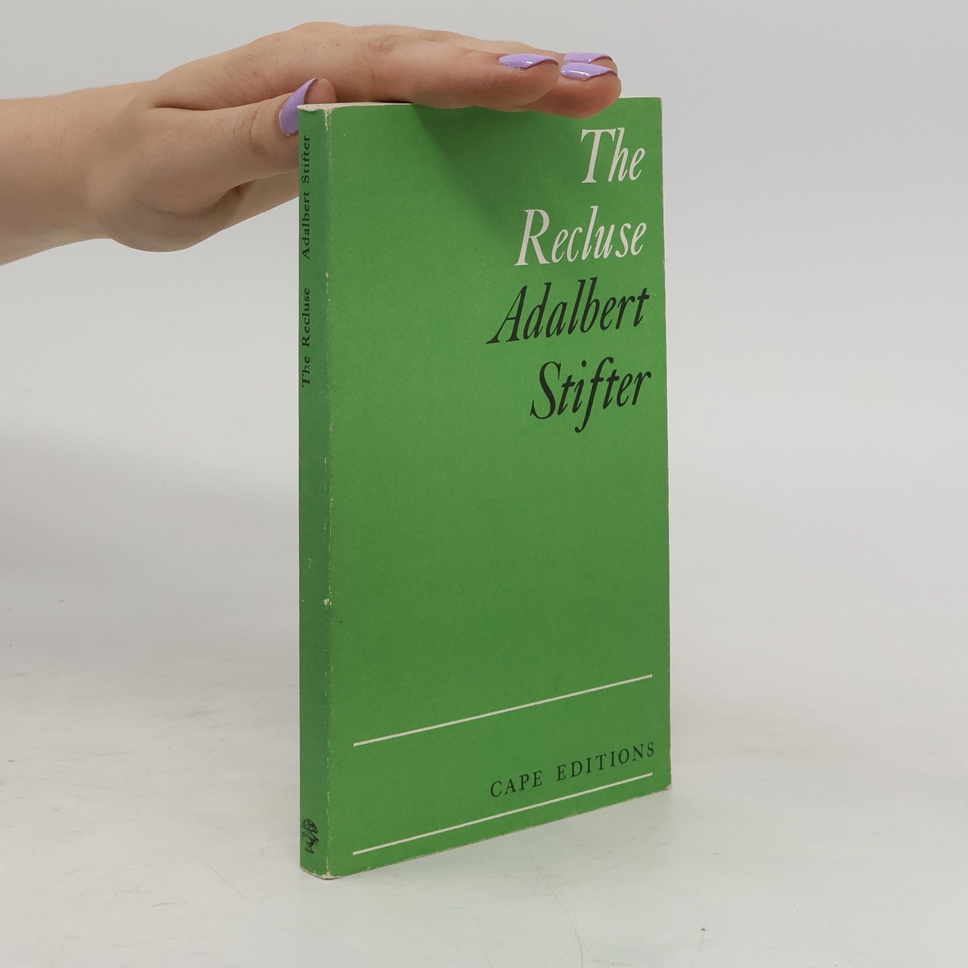 Adalbert Stifter The Recluse