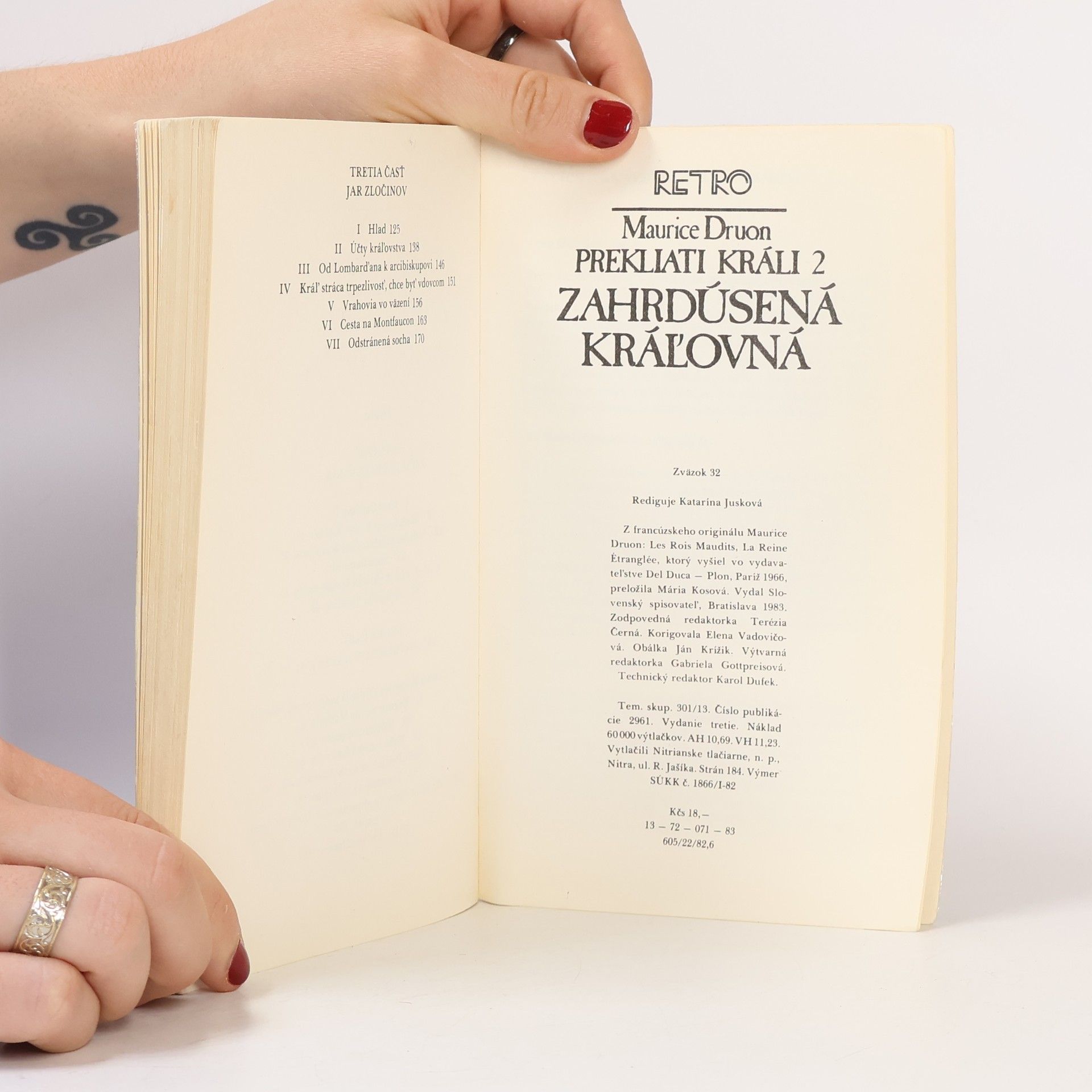 Maurice Druon Prekliati králi 2. Zahrdúsená kráľovná