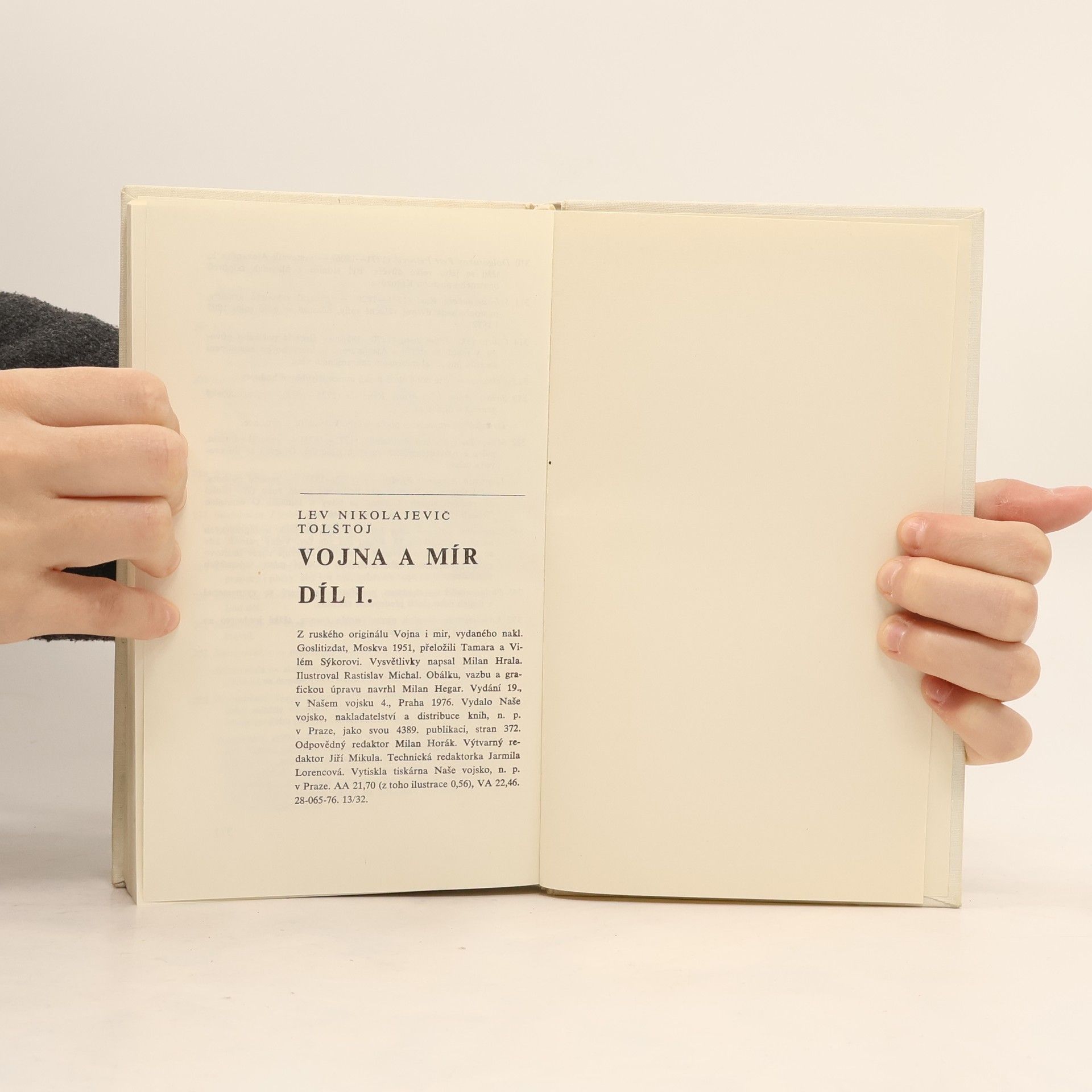 Lew Nikolajewitsch Tolstoi Vojna a Mír I.