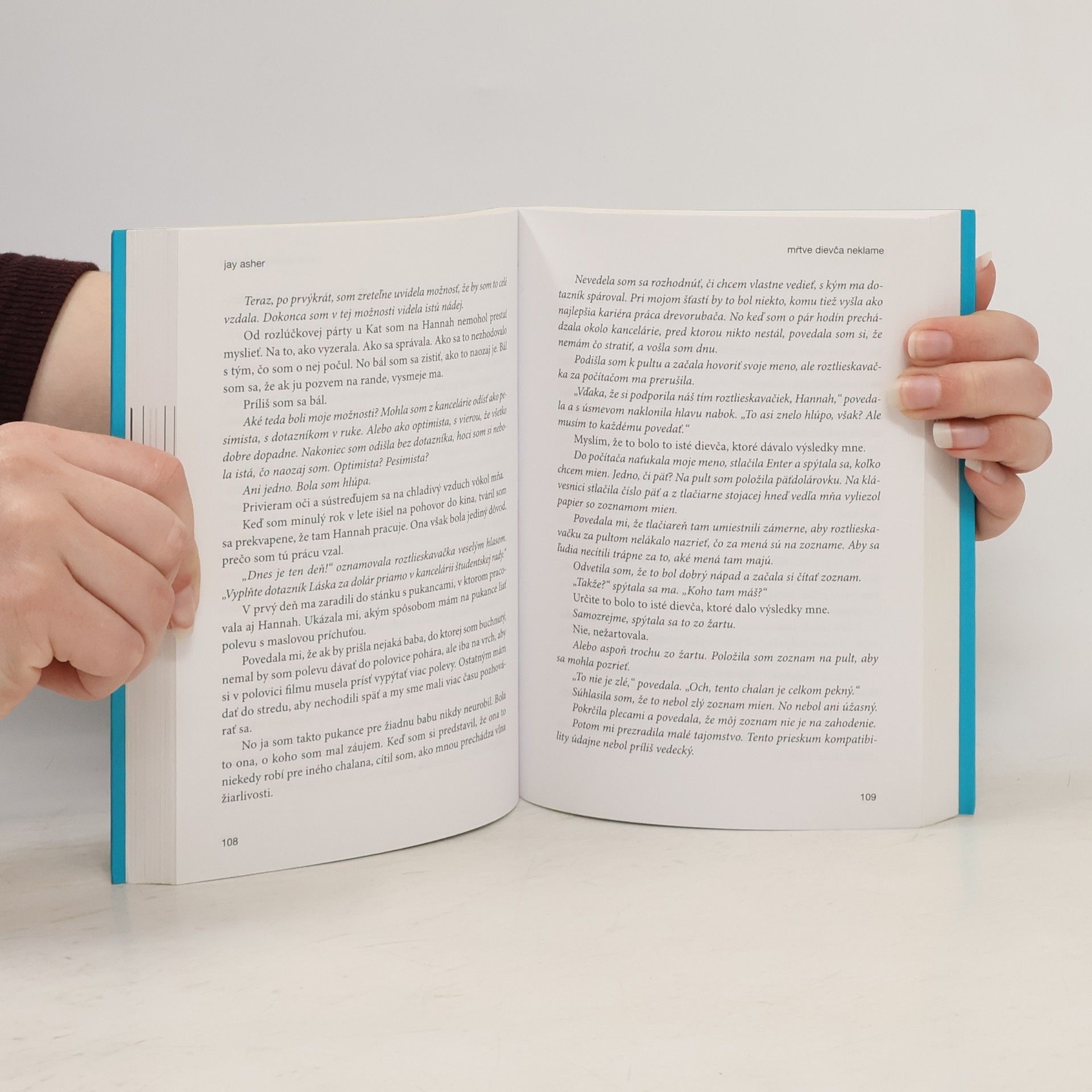 Jay Asher Mŕtve dievča neklame