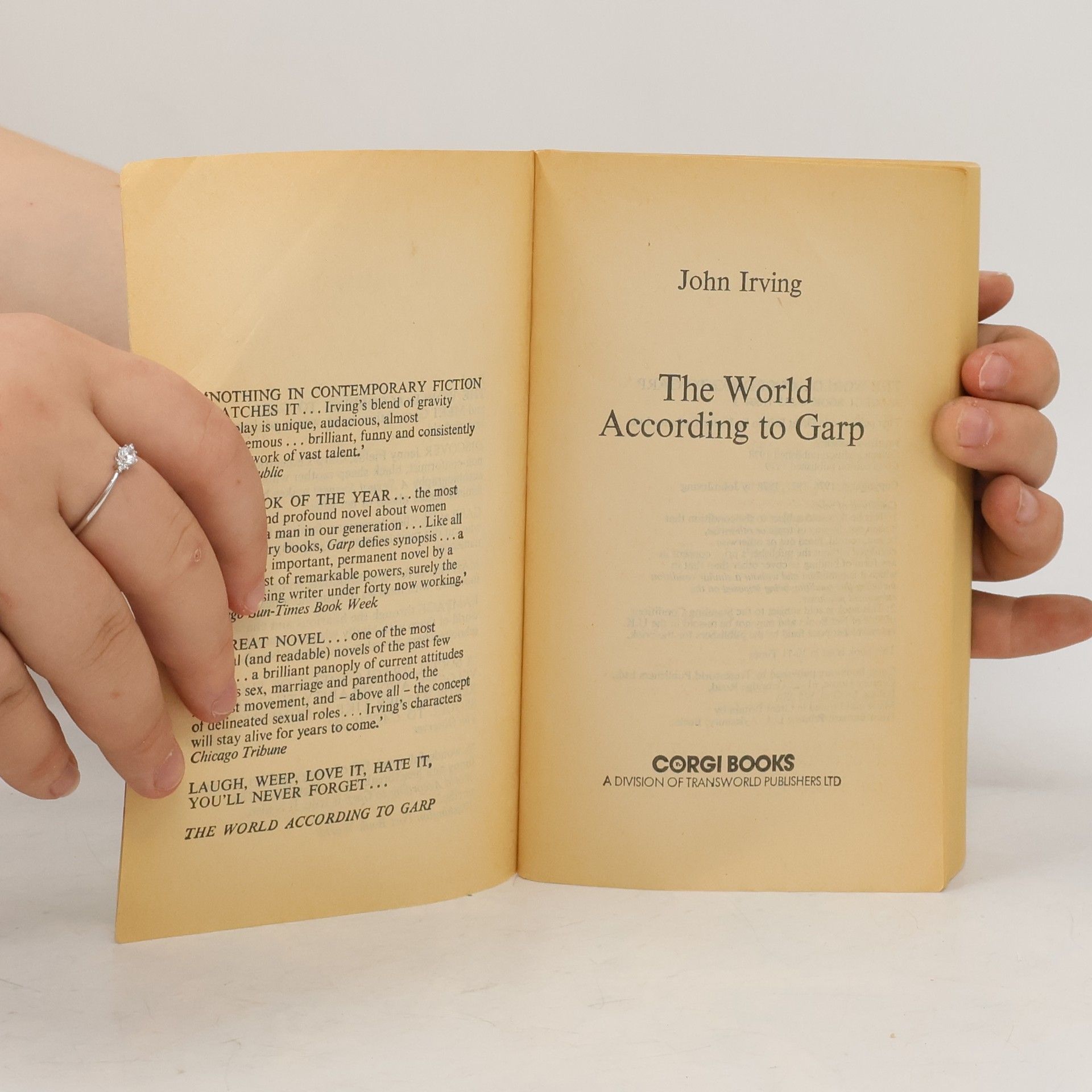 John Irving The World According to Garp