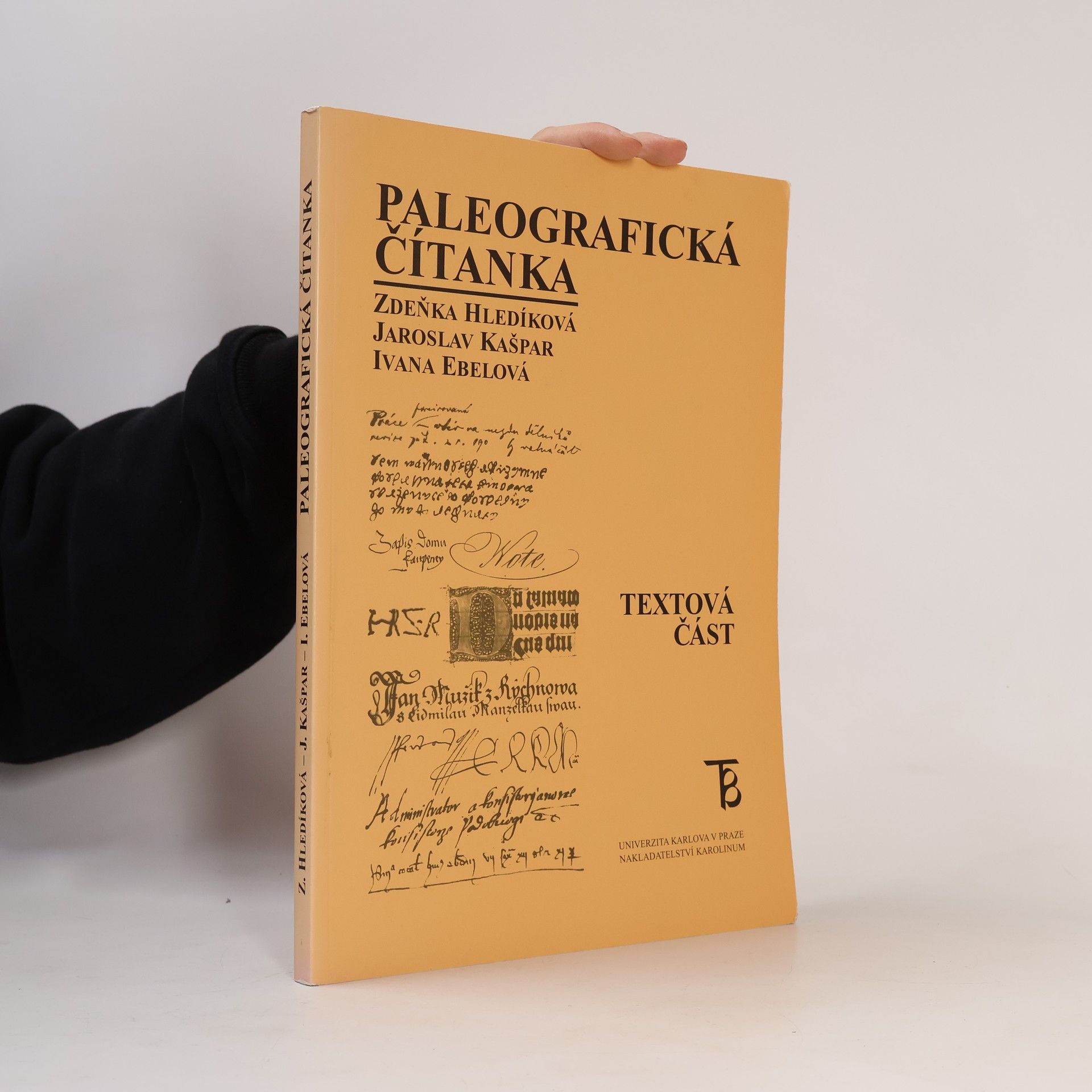 Zdeňka Hledíková Paleografická čítanka. Textová část