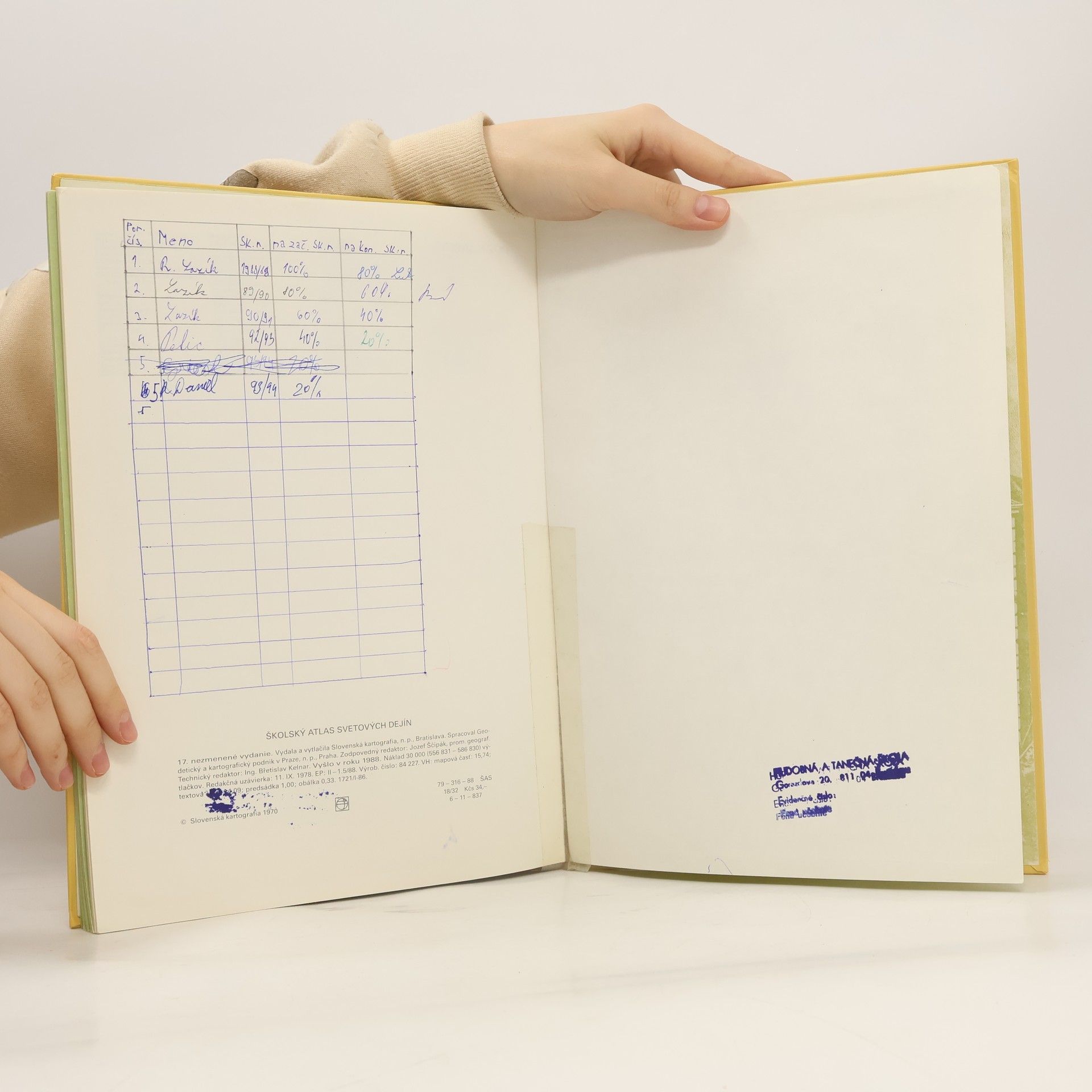 Autorenkollektiv Školský atlas svetových dejín