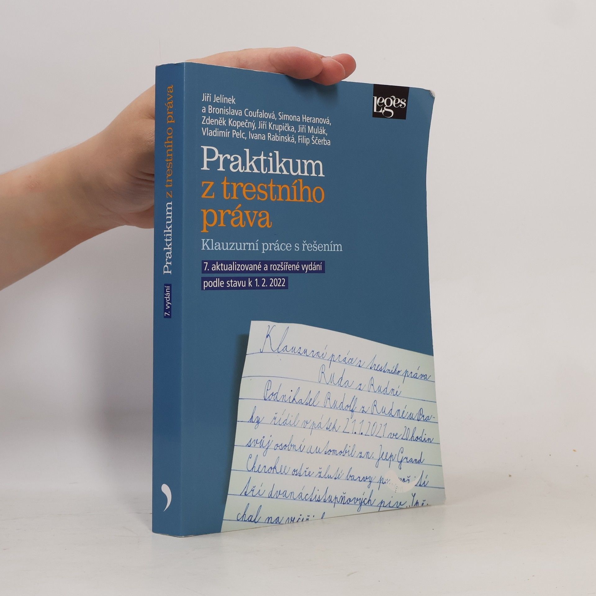 Jiří Jelínek Praktikum z trestního práva : klauzurní práce s řešením