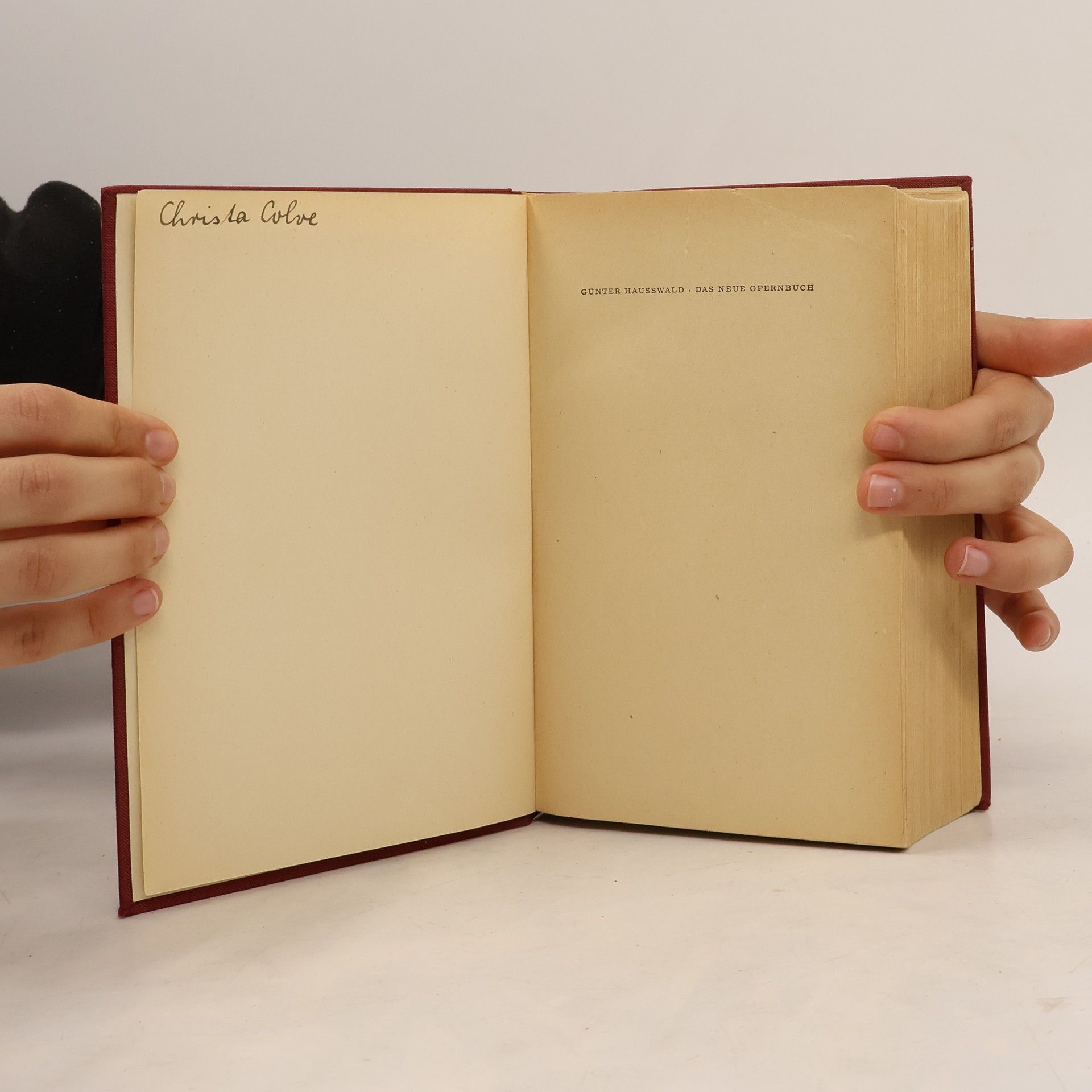 Günter Hausswald Das neue Opernbuch