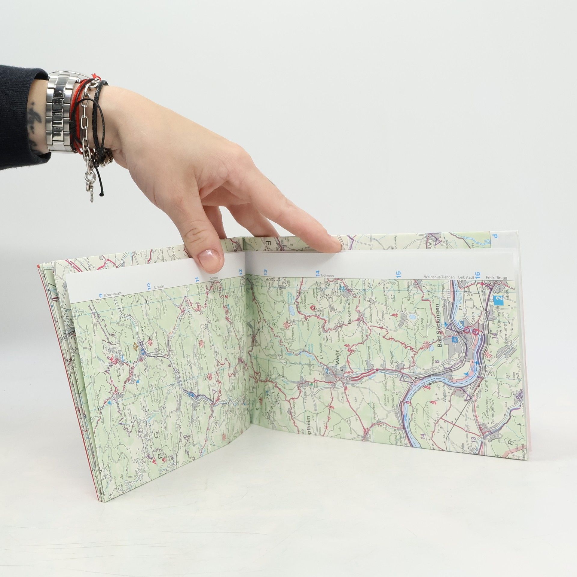 Kümmerly + Frey Kümmerly+Frey Velokarten: Elsass-Basel Südschwarzwald Velokarte Biking Map 1:100 000