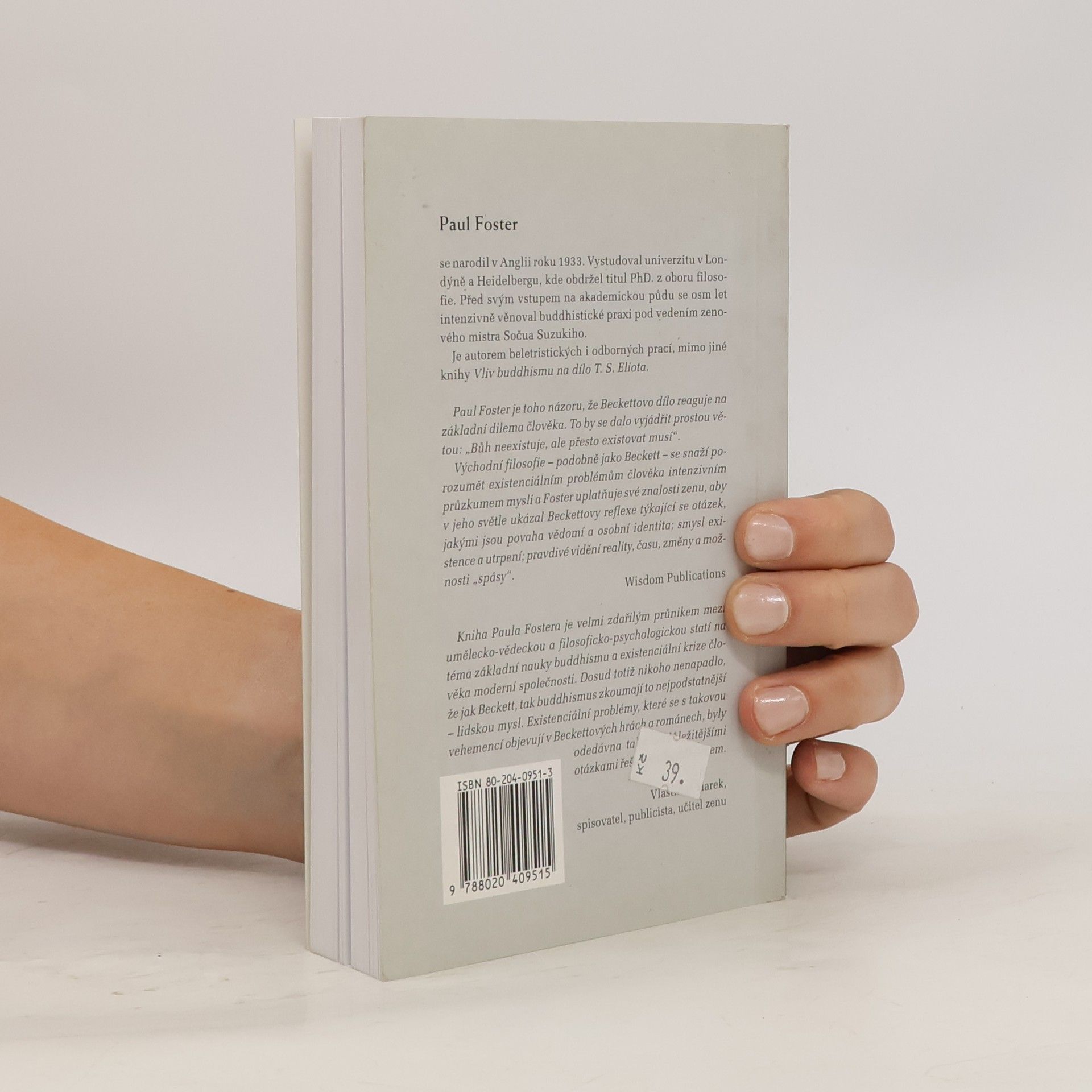 Paul Foster Beckett a zen : dilema v románech Samuela Becketta