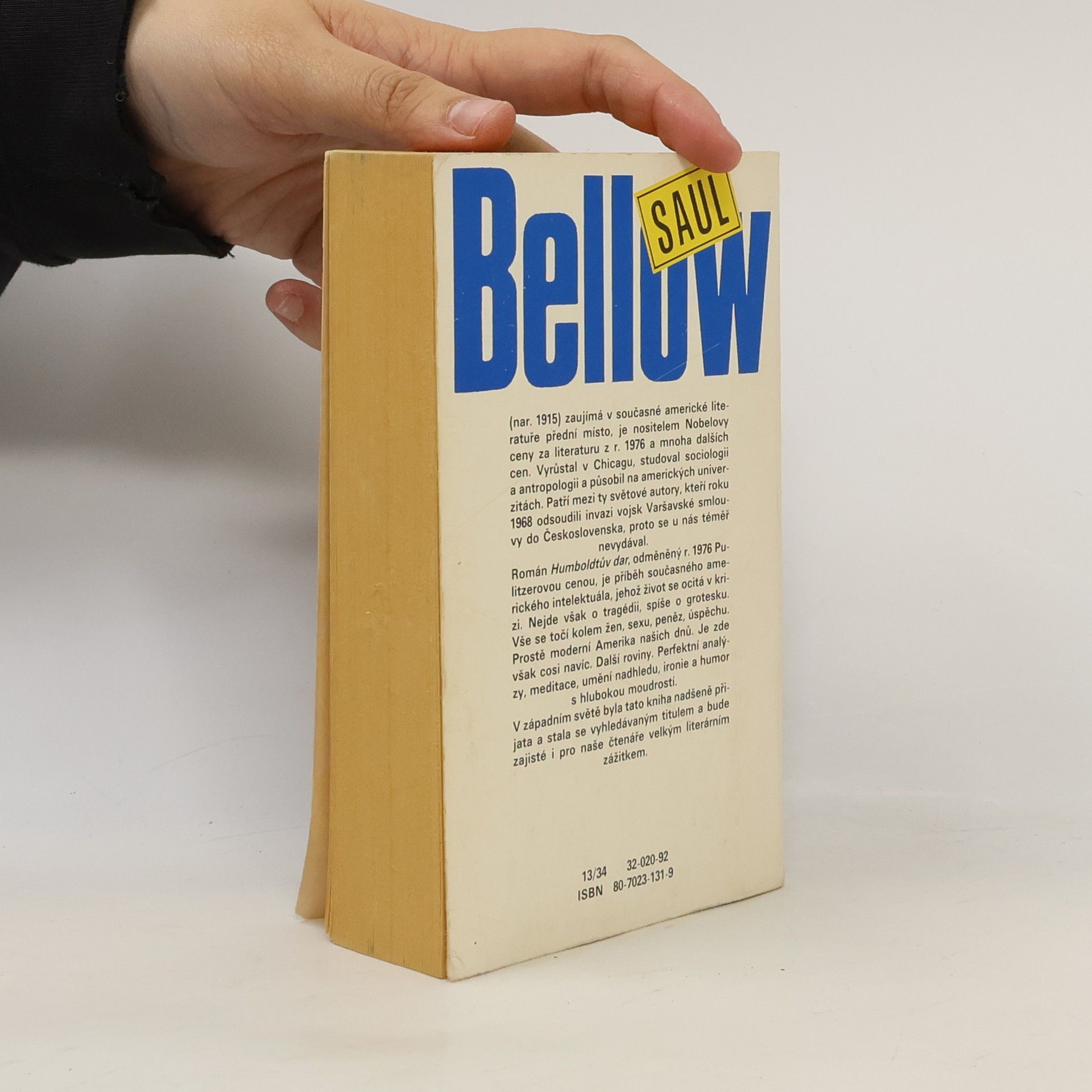 Saul Bellow Humboldtův dar