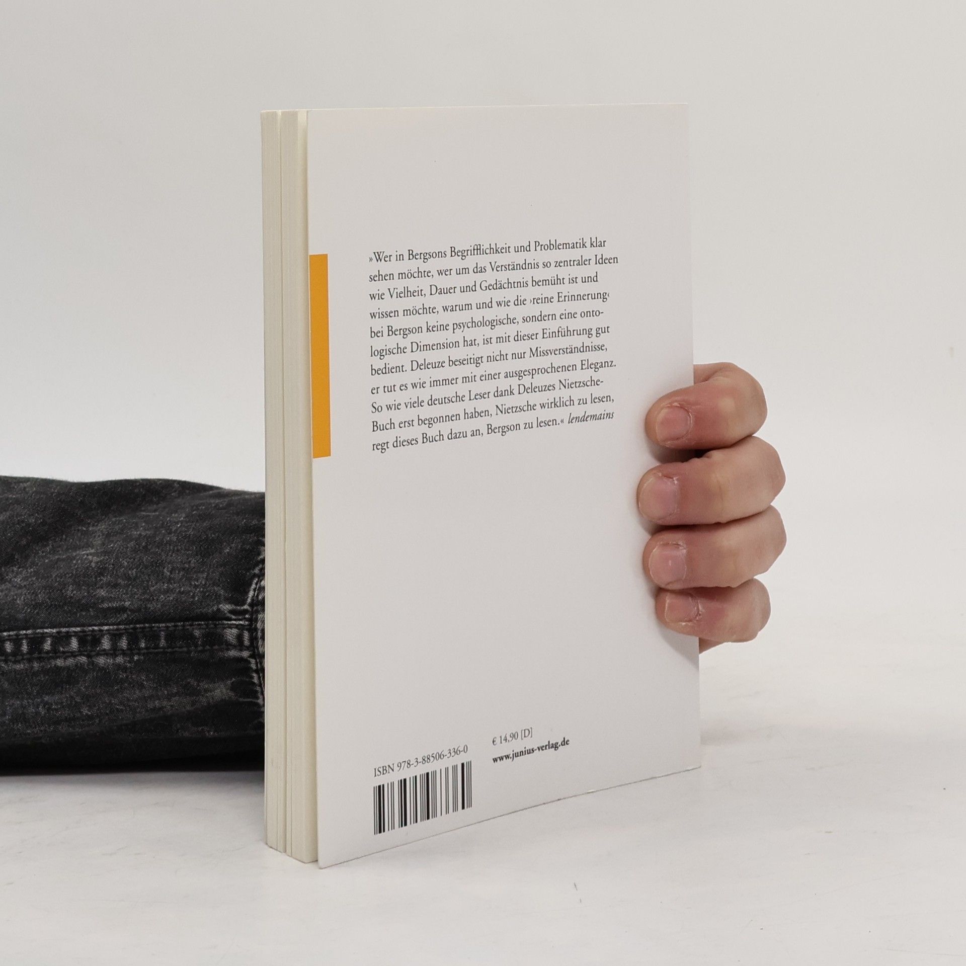 Gilles Deleuze Henri Bergson zur Einführung