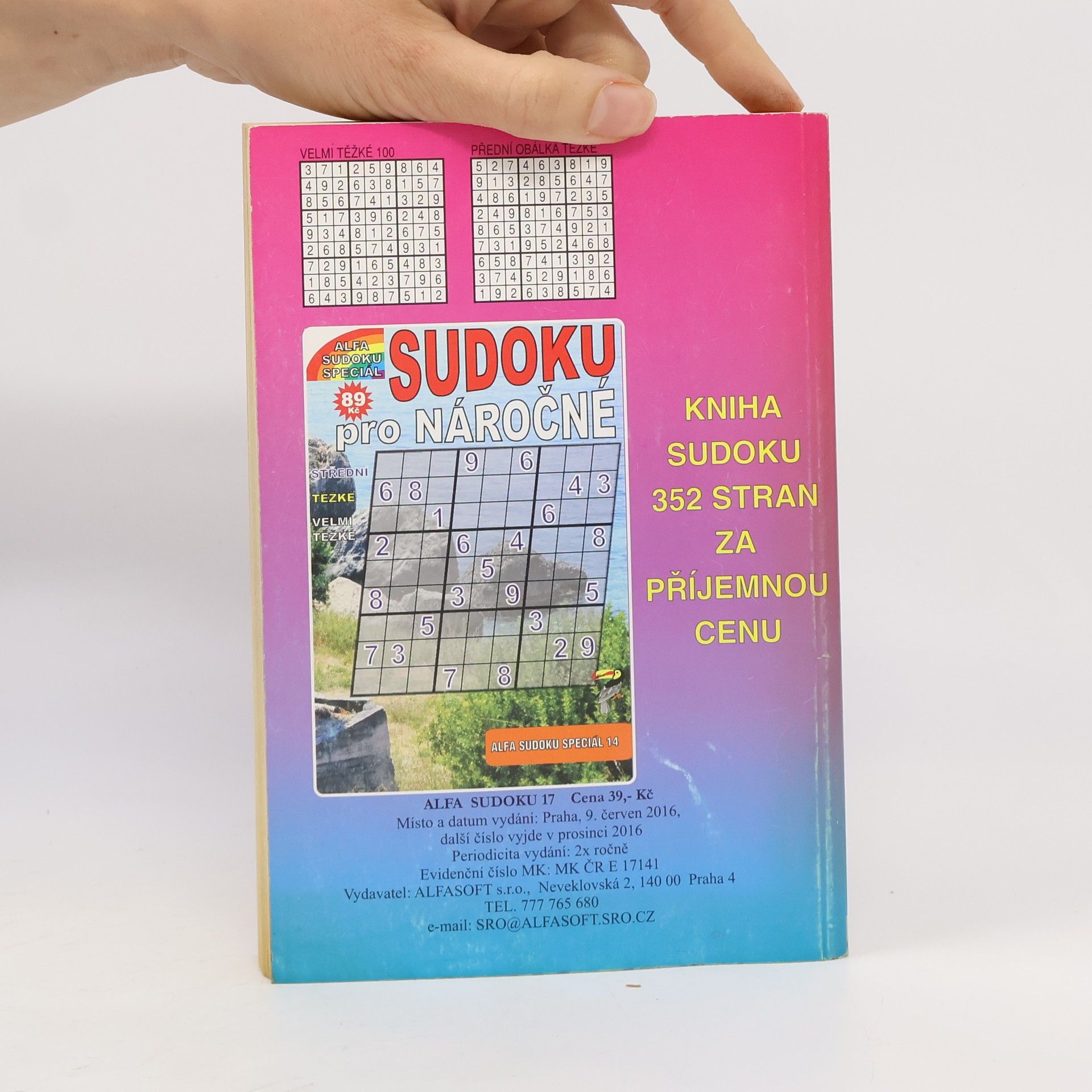 Kolektiv autorů Alfa Sudoku 17. Sudoku pro vášnivé luštitele