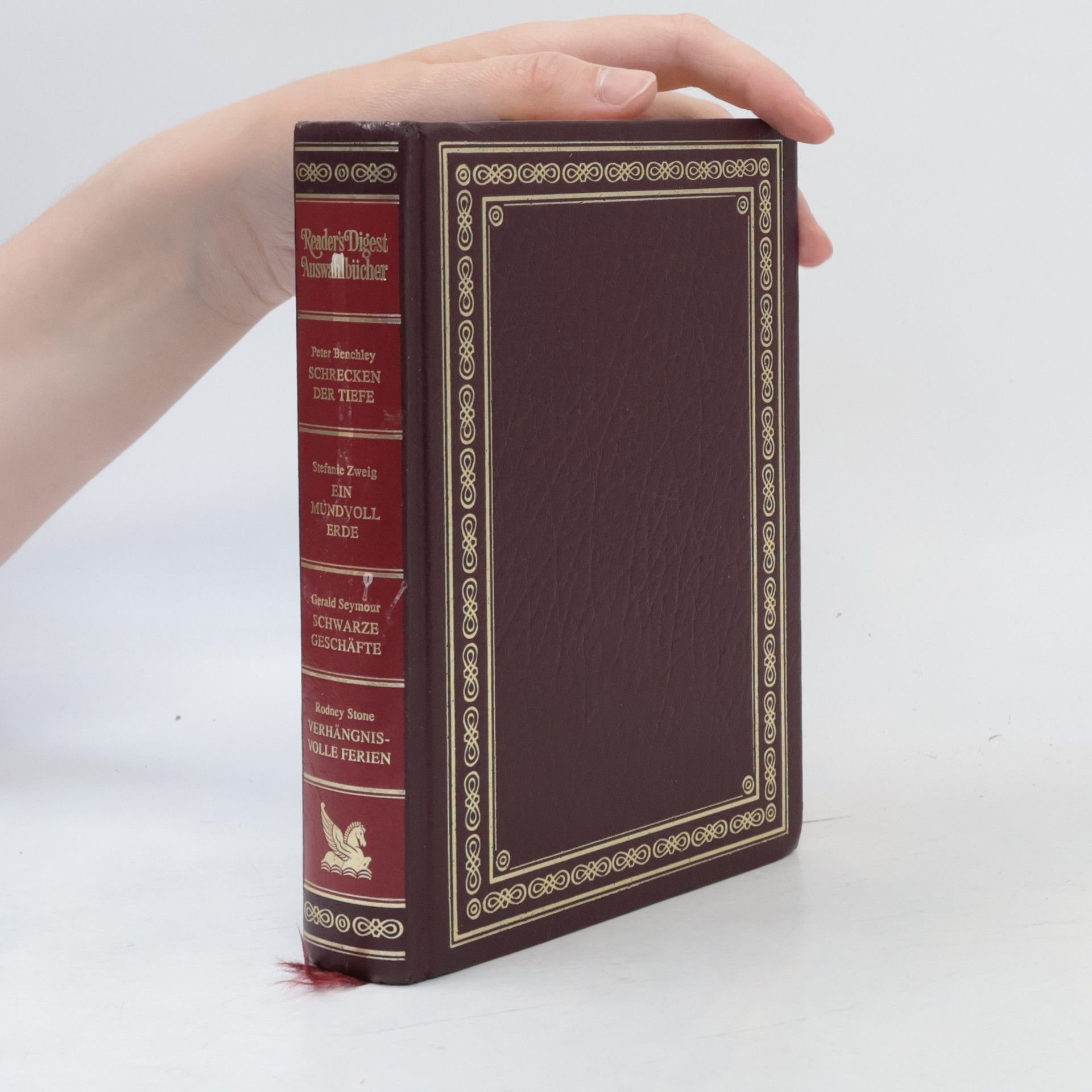 Stefanie Zweig Reader's Digest Auswahlbücher. Schrecken der Tiefe. Ein Mundvoll Erde. Schwarze Geschäfte. Verhängnisvolle Ferien