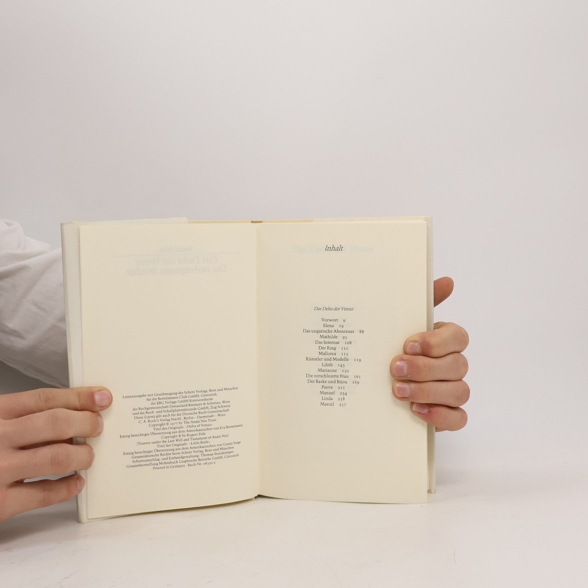 Anaïs Nin Das Delta der Venus. Die verborgenen Früchte