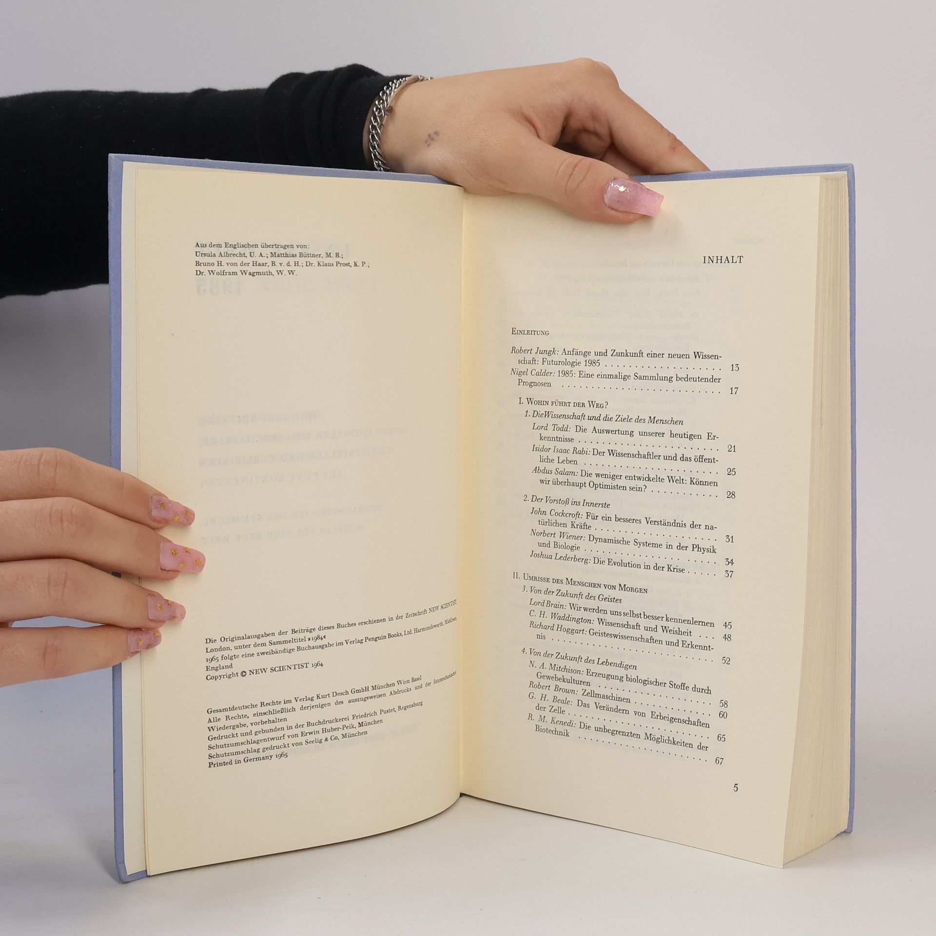 Collectif d'auteurs Unsere Welt, 1985