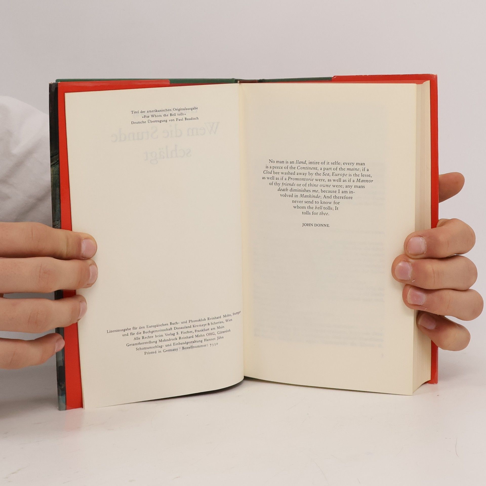 Ernest Hemingway Wem die Stunde schlägt