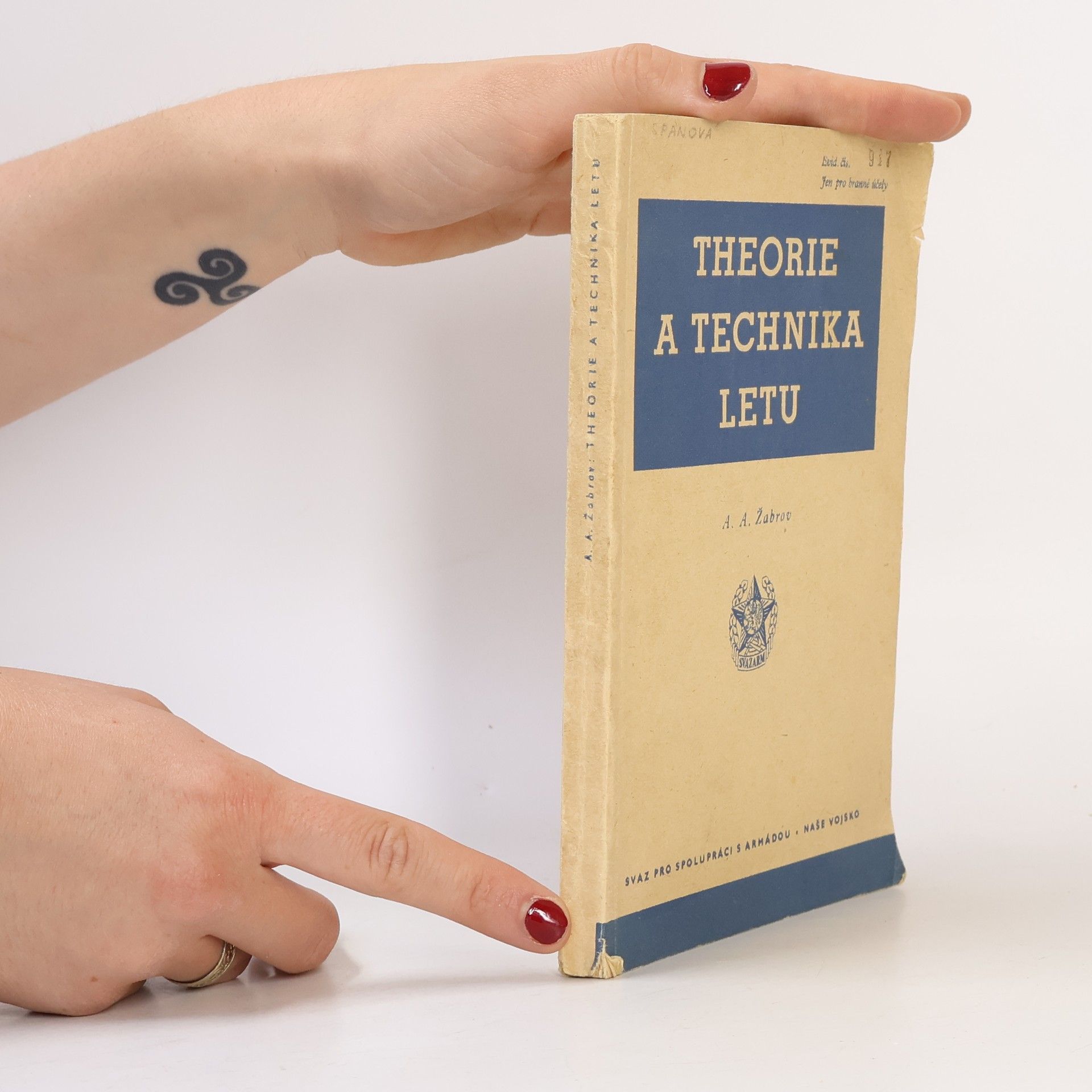 A. A. Žabrov Theorie a technika letu I. Základy letu letounů