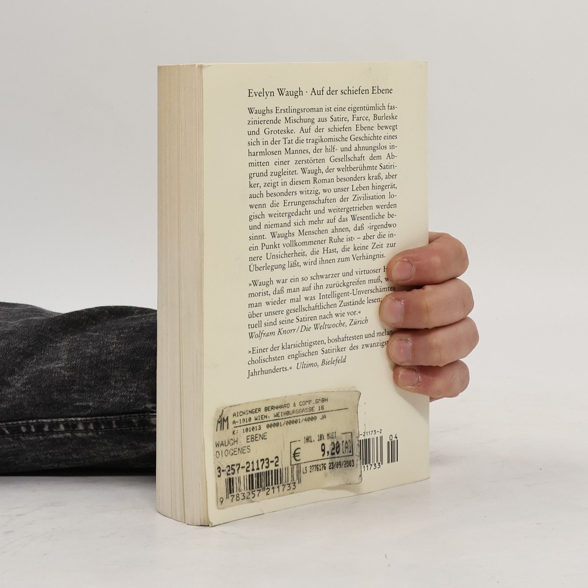 Evelyn Waugh Auf der schiefen Ebene