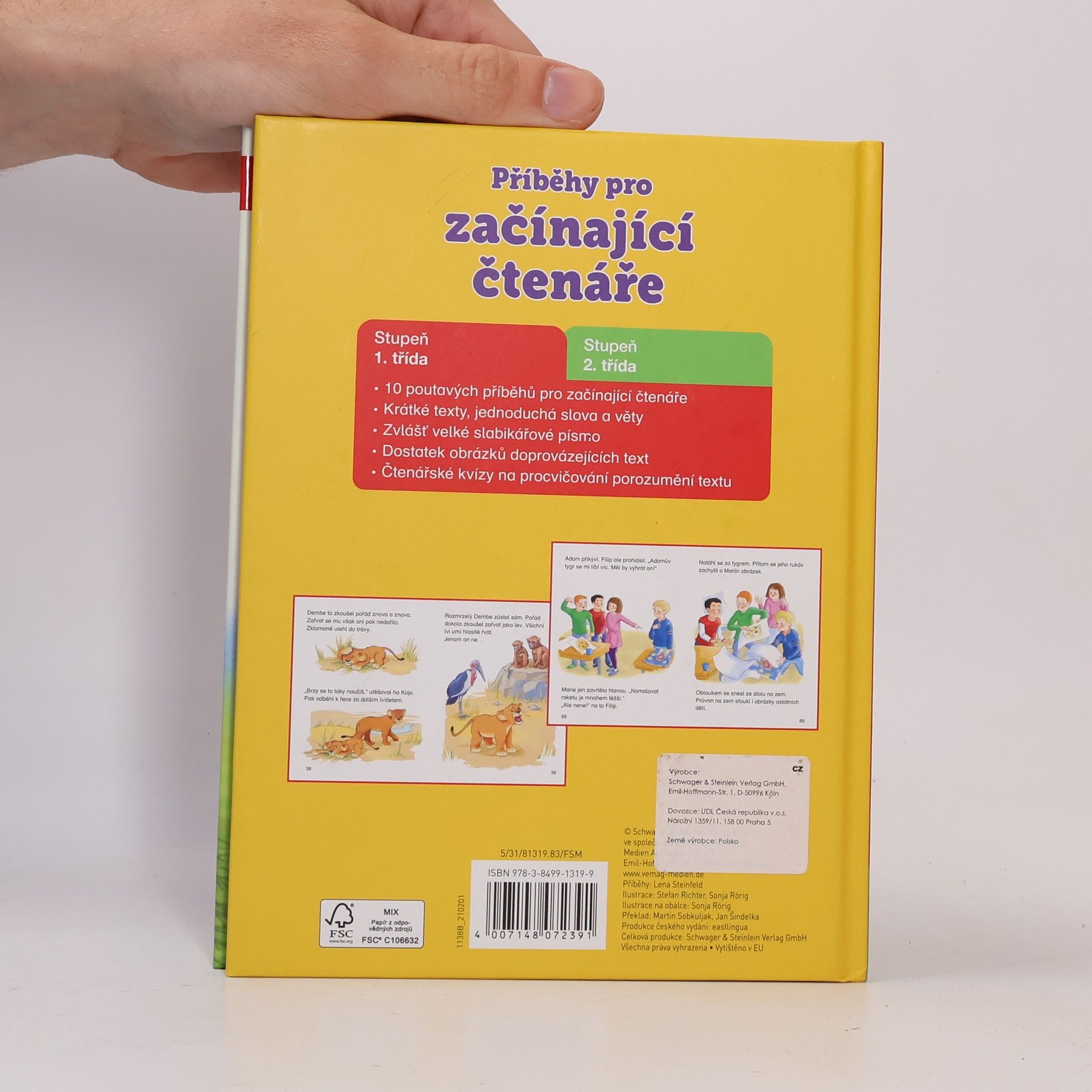 Lena Steinfeld Příběhy pro začínající čtenáře 1. třída