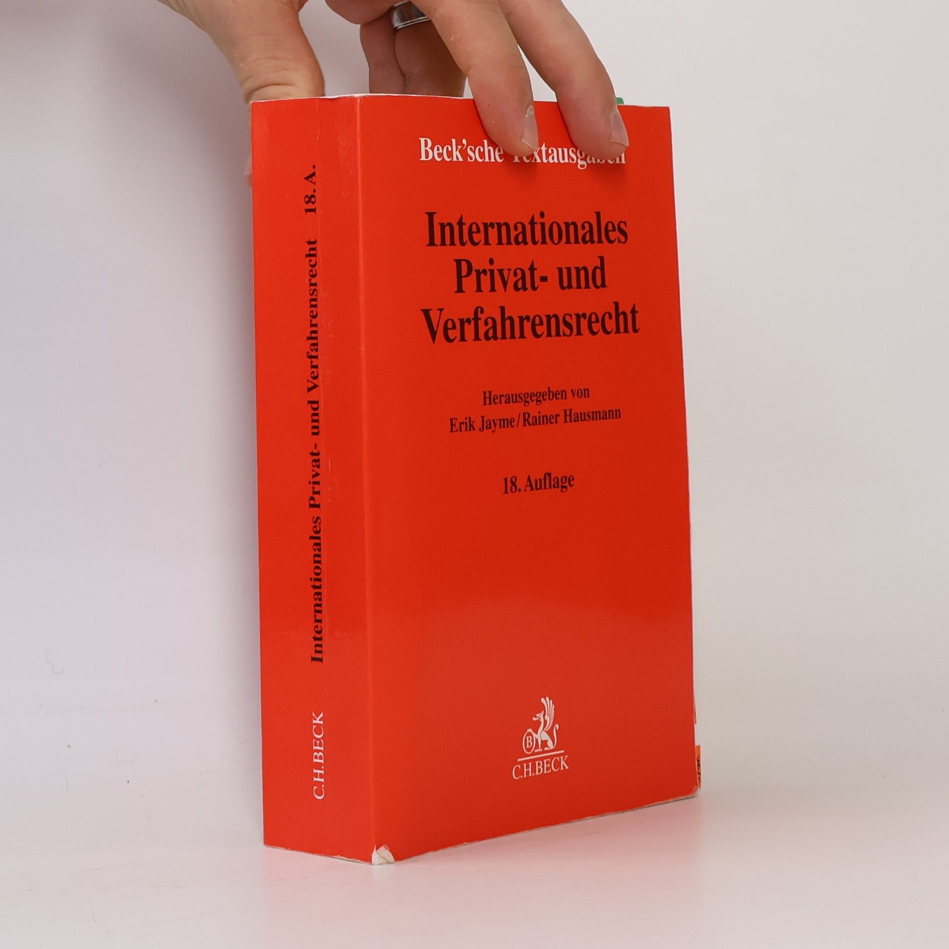 Rainer Hausmann Beck'sche Textausgaben: Internationales Privat- und Verfahrensrecht