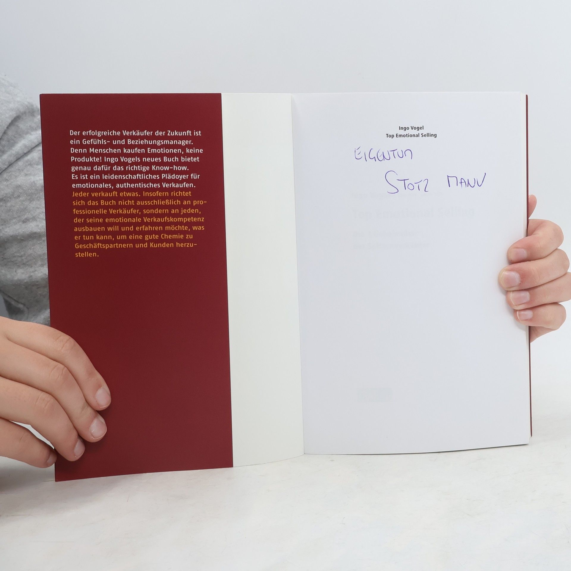 Ingo Vogel Top emotional selling