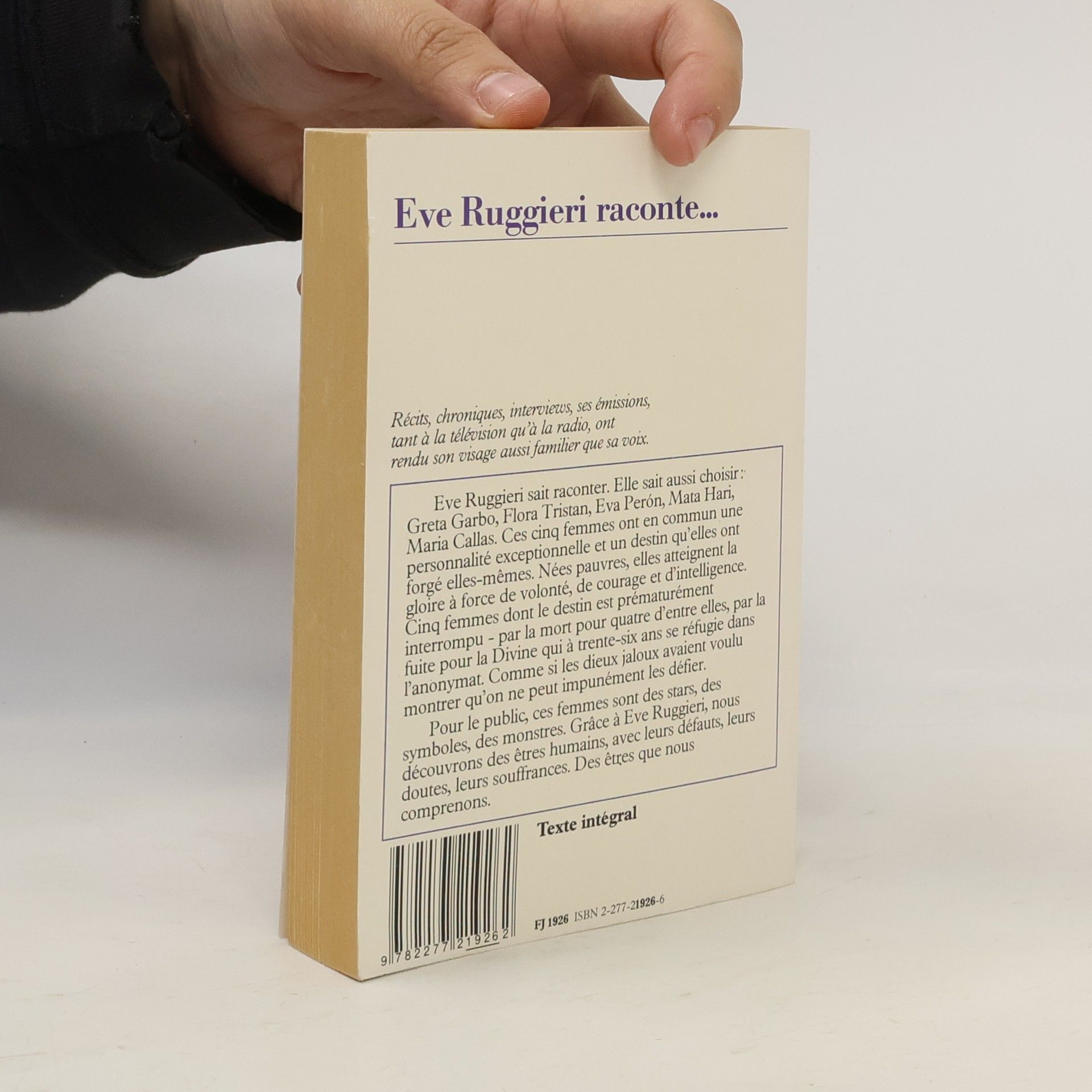 Eve Ruggieri Eve Ruggieri raconte