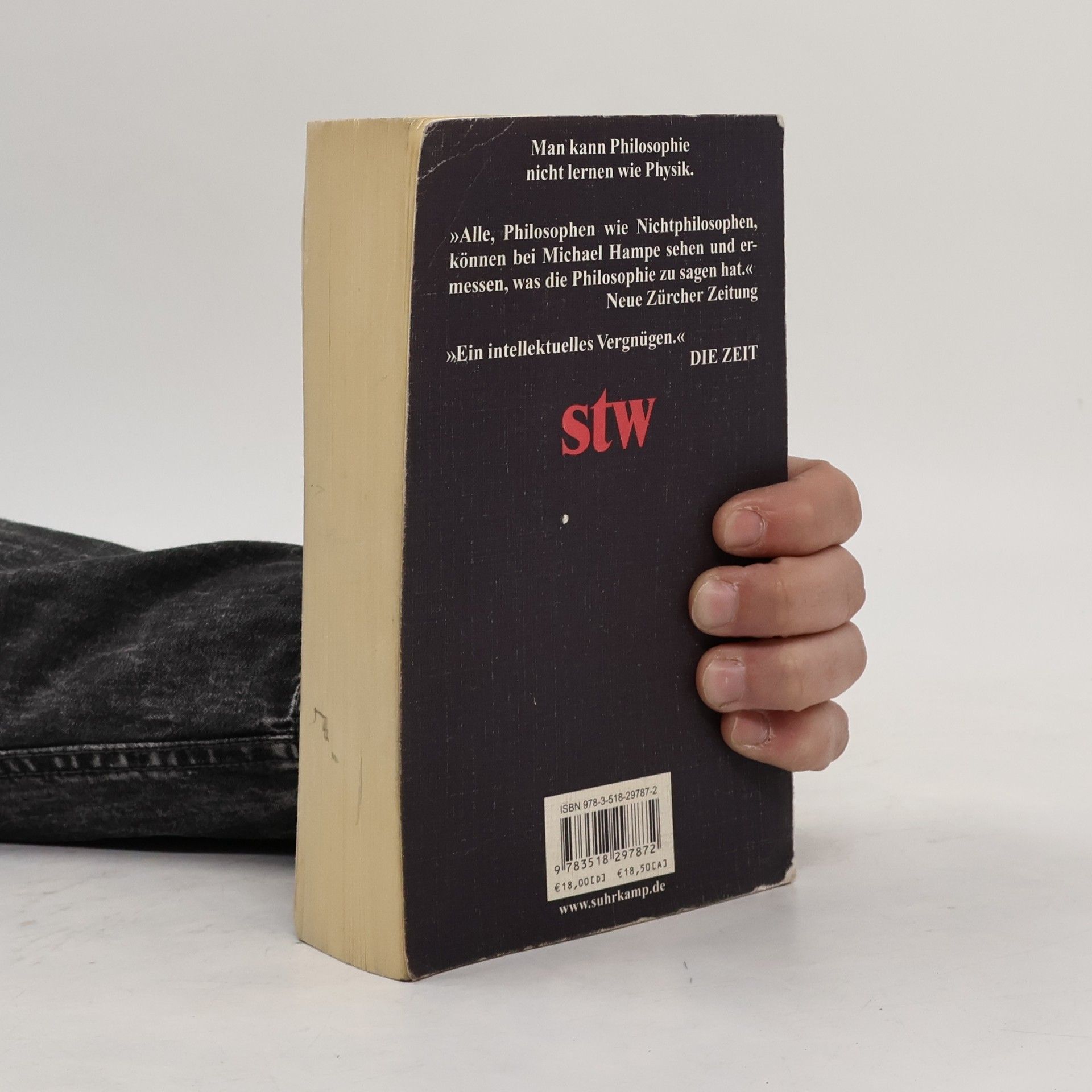 Michael Hampe Suhrkamp Taschenbuch Wissenschaft - 2187: Die Lehren der Philosophie