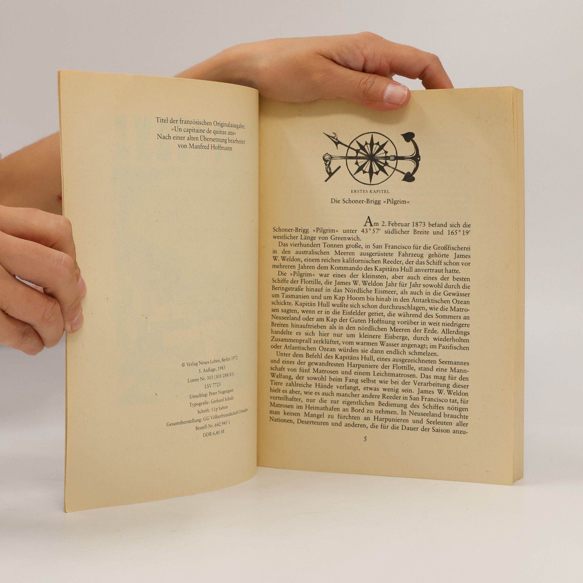 Jules Verne Ein Kapitän von 15 Jahren