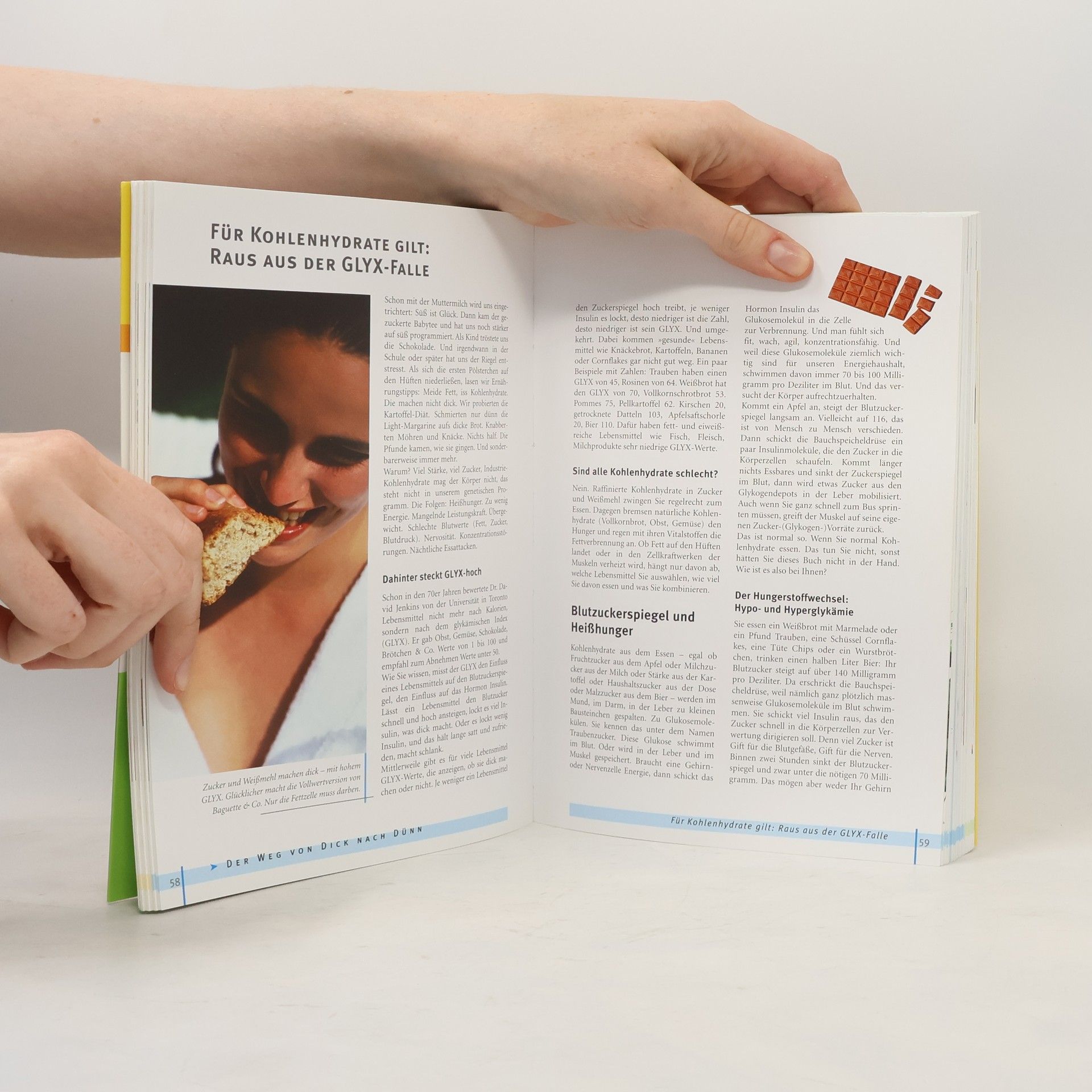 Marion Grillparzer Glyx-Guide. Abnehmen mit Glücks-Gefühl