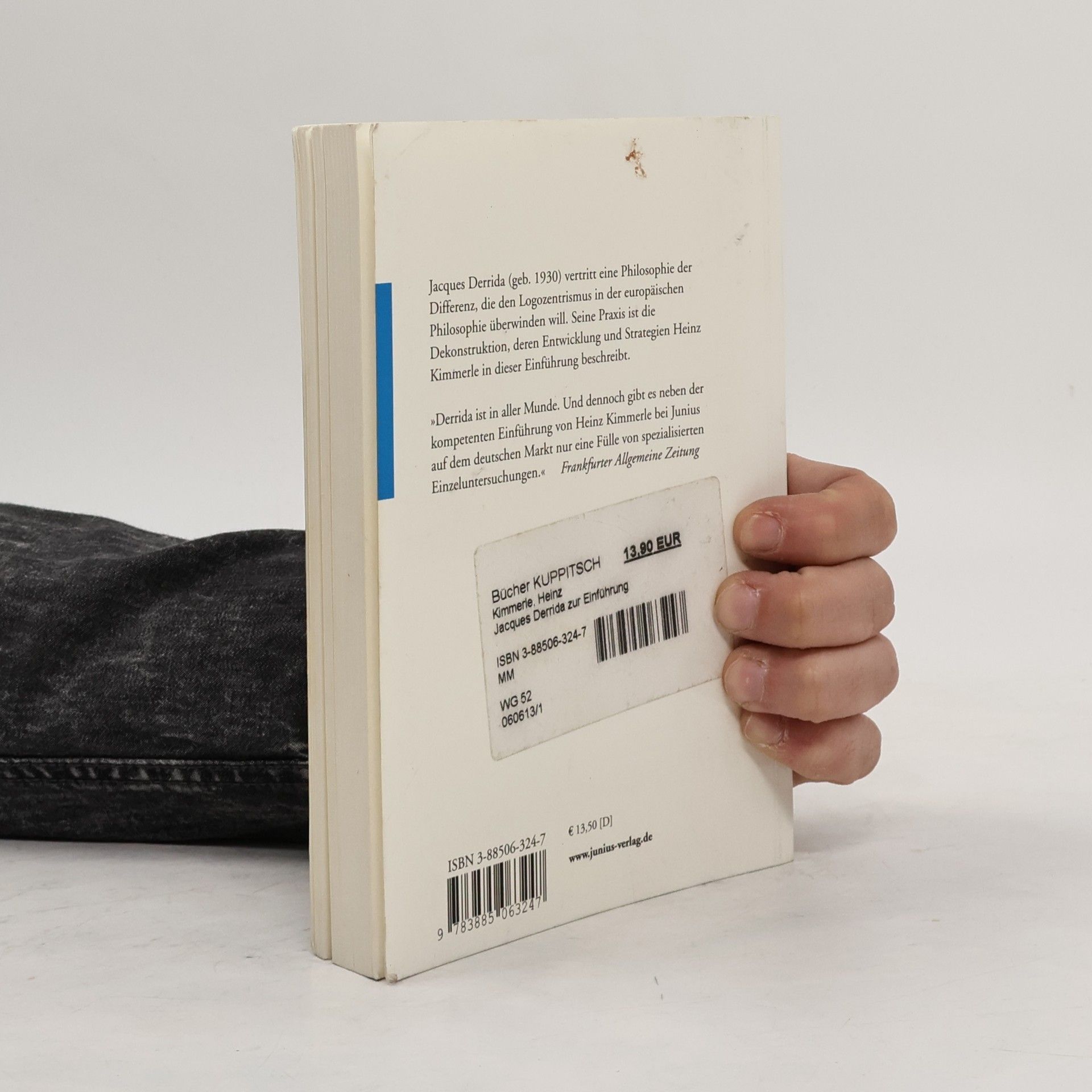 Heinz Kimmerle Jacques Derrida zur Einführung