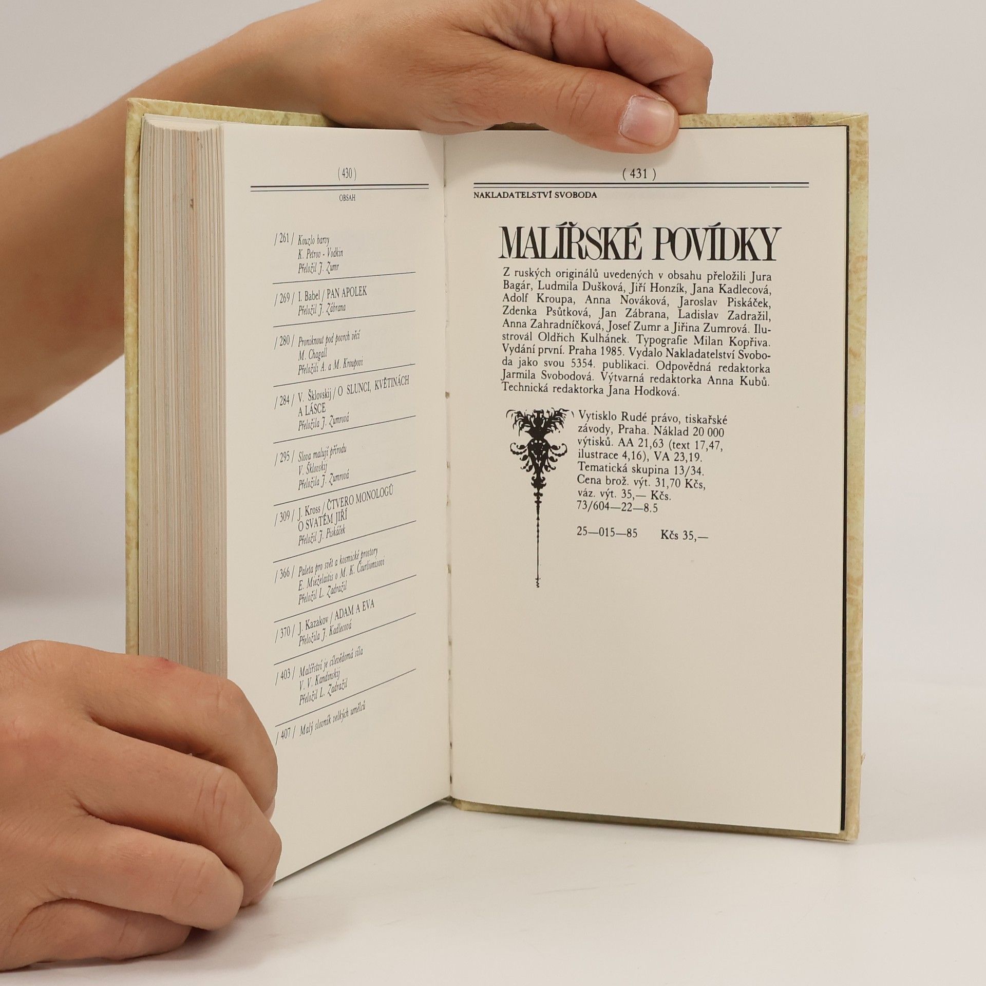 Various authors Malířské povídky