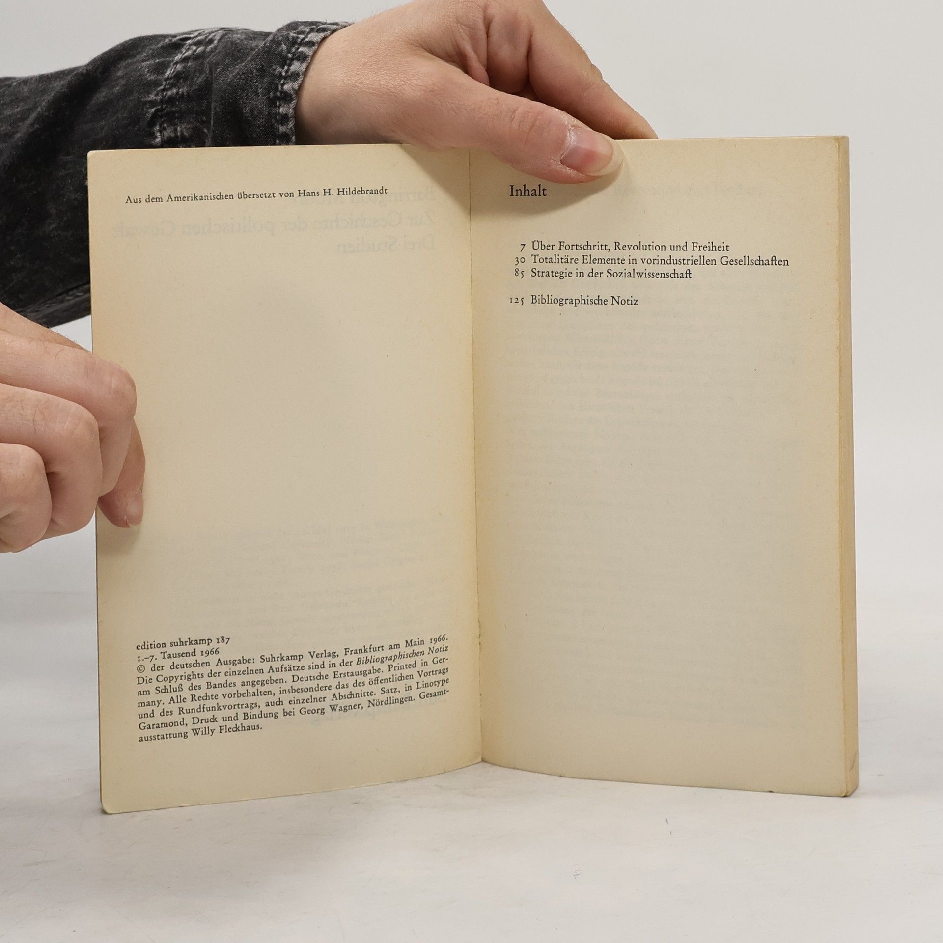 Barrington Moore Zur Geschichte der politischen Gewalt