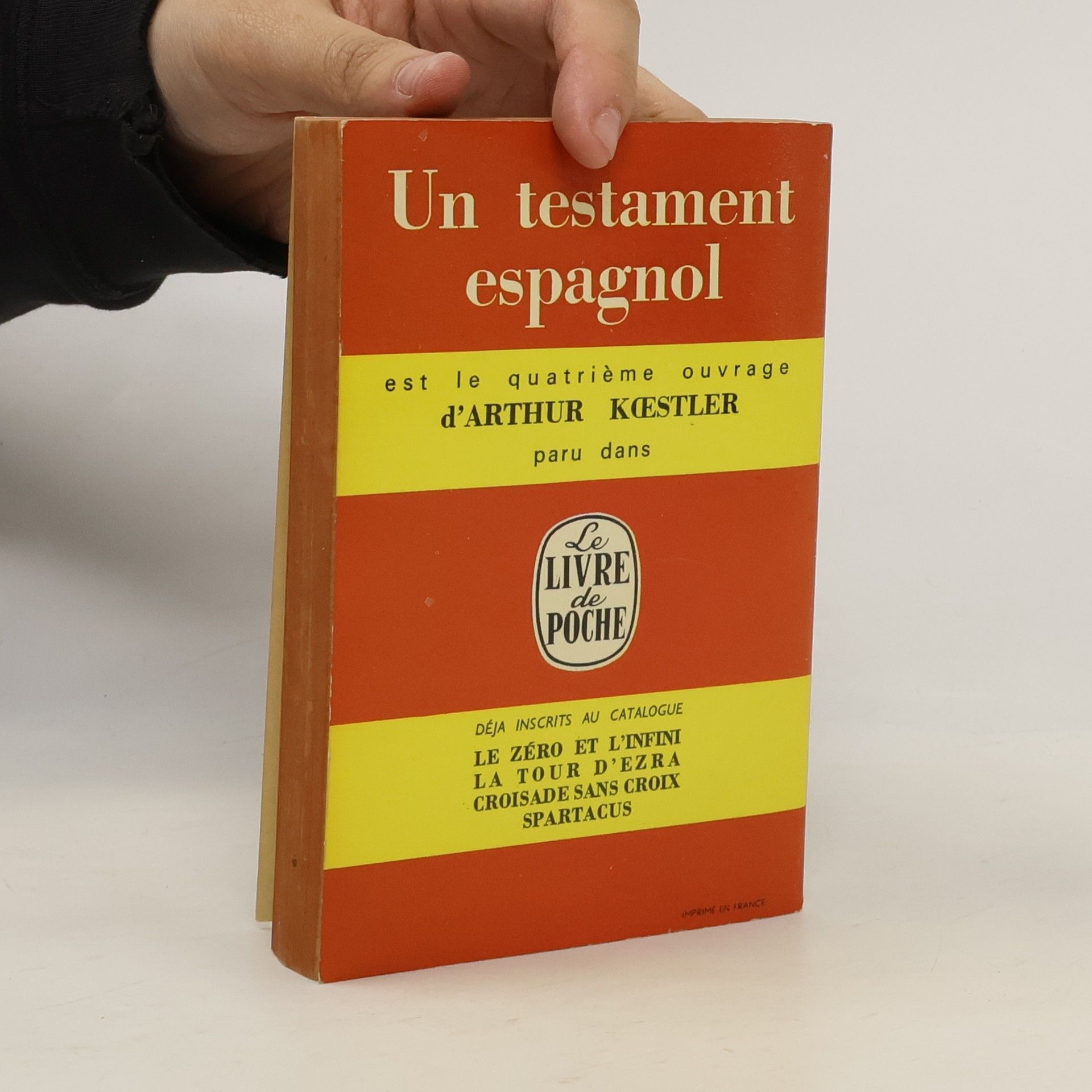 Arthur Koestler Un testament espagnol