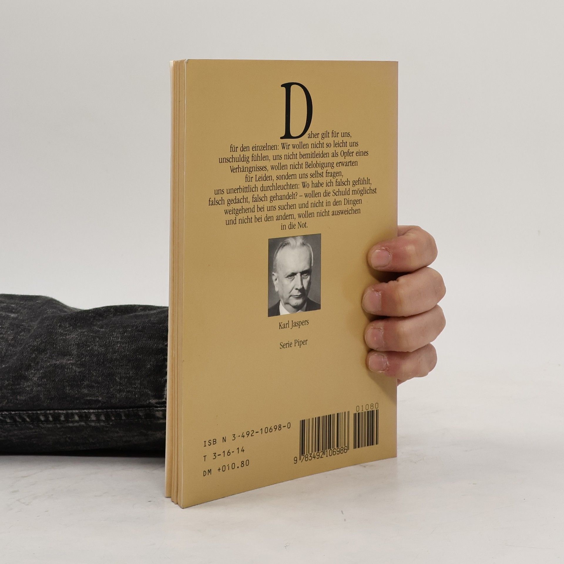 Karl Jaspers Die Schuldfrage