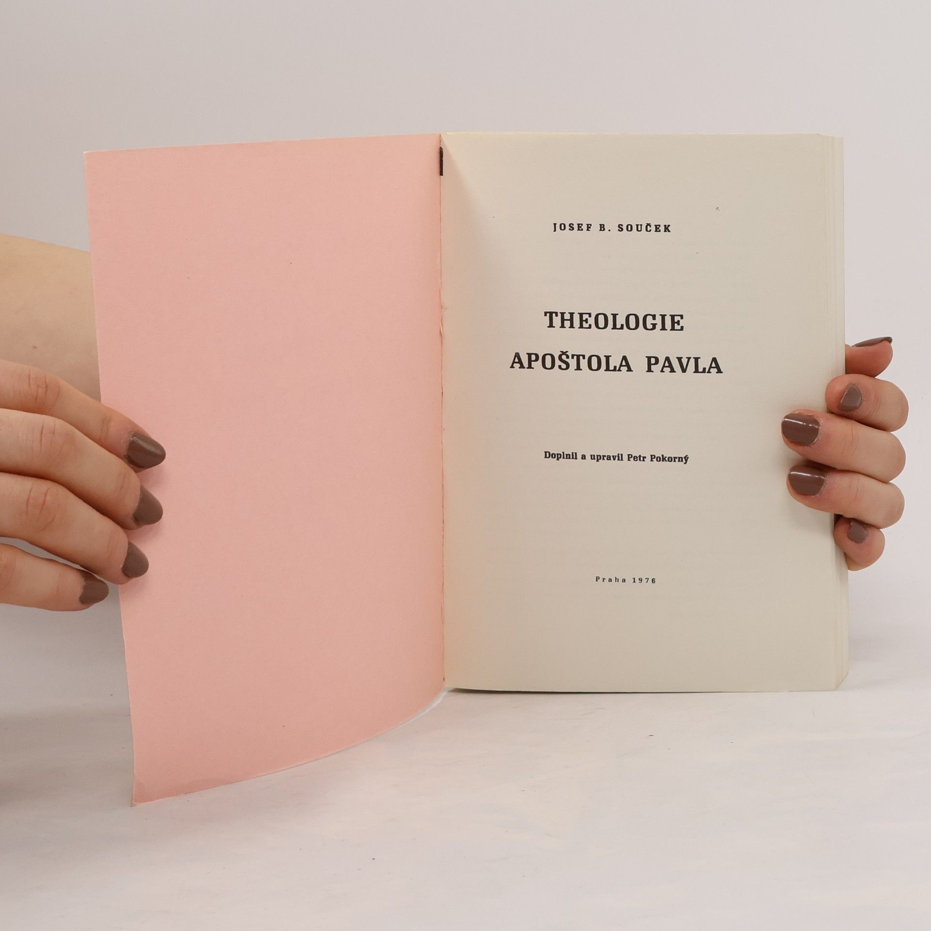 Josef Bohumil Souček Theologie apoštola Pavla