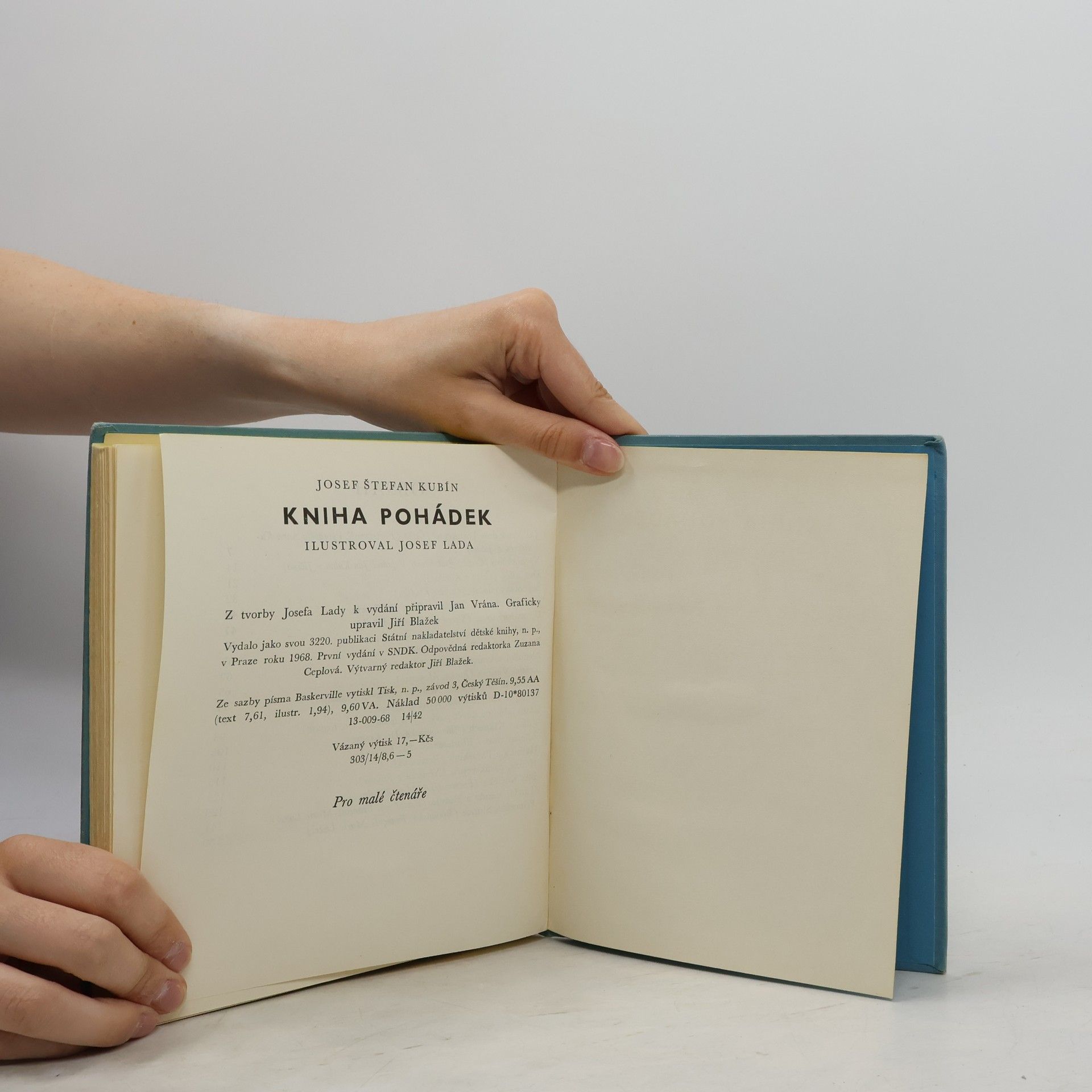 Josef Štefan Kubín Kniha pohádek