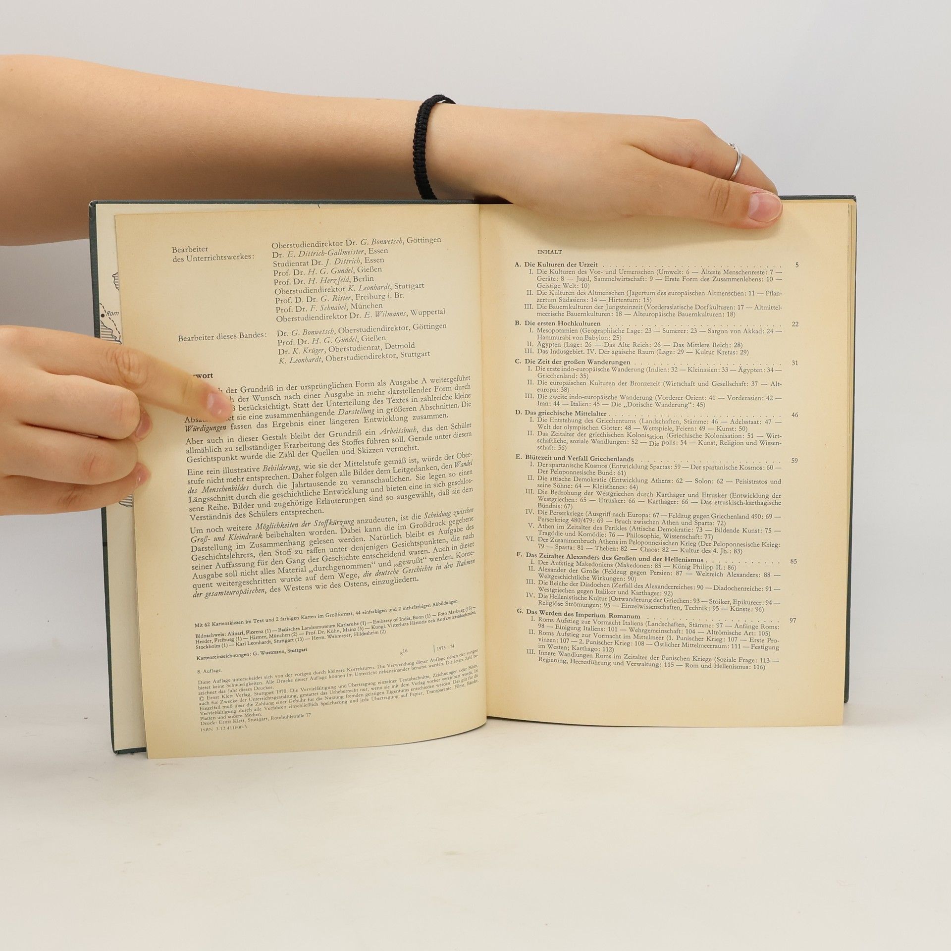 Karl Leonhardt Grundriss der Geschichte. Ausgabe B. Band 1