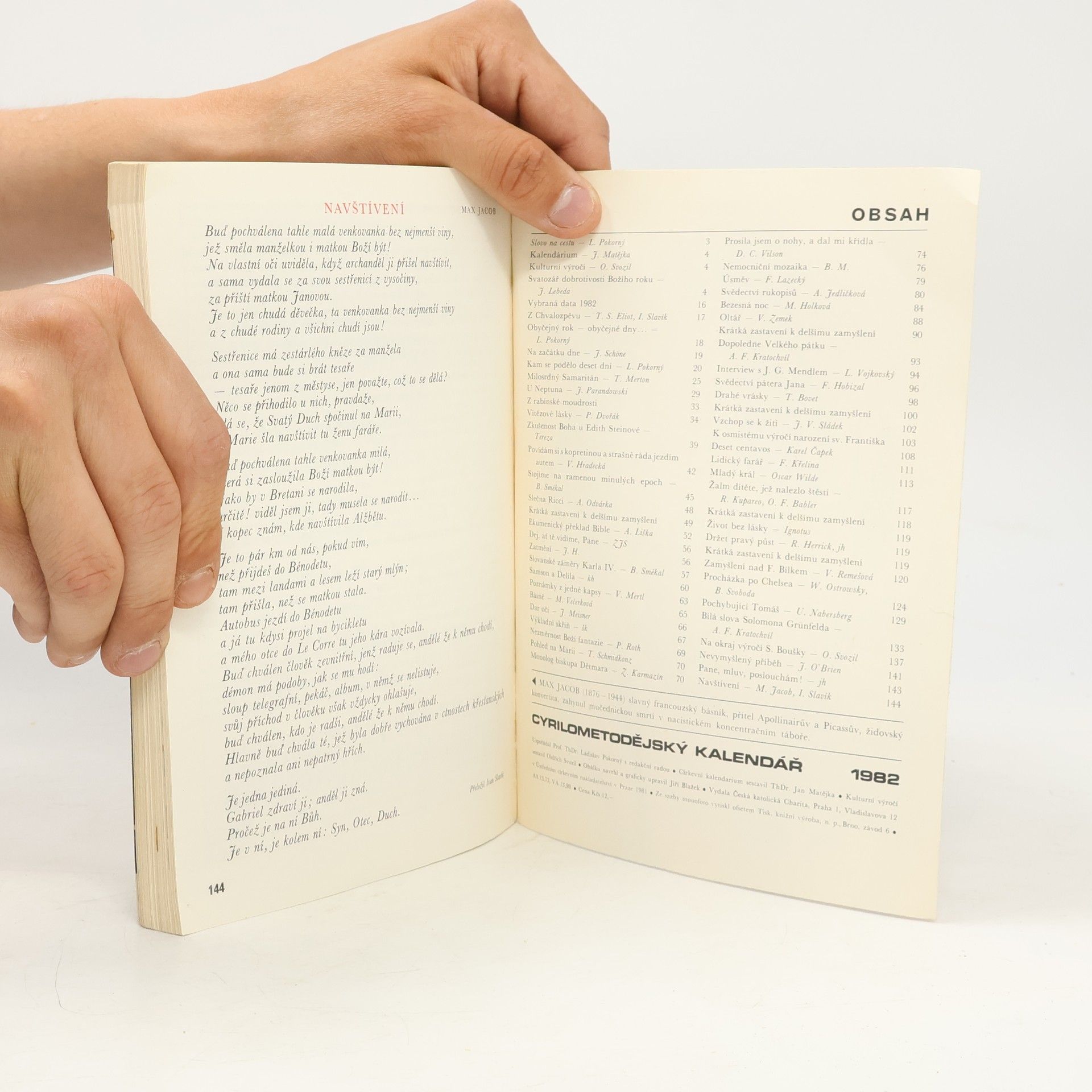 Autorenkollektiv Cyrilometodějský kalendář 1982