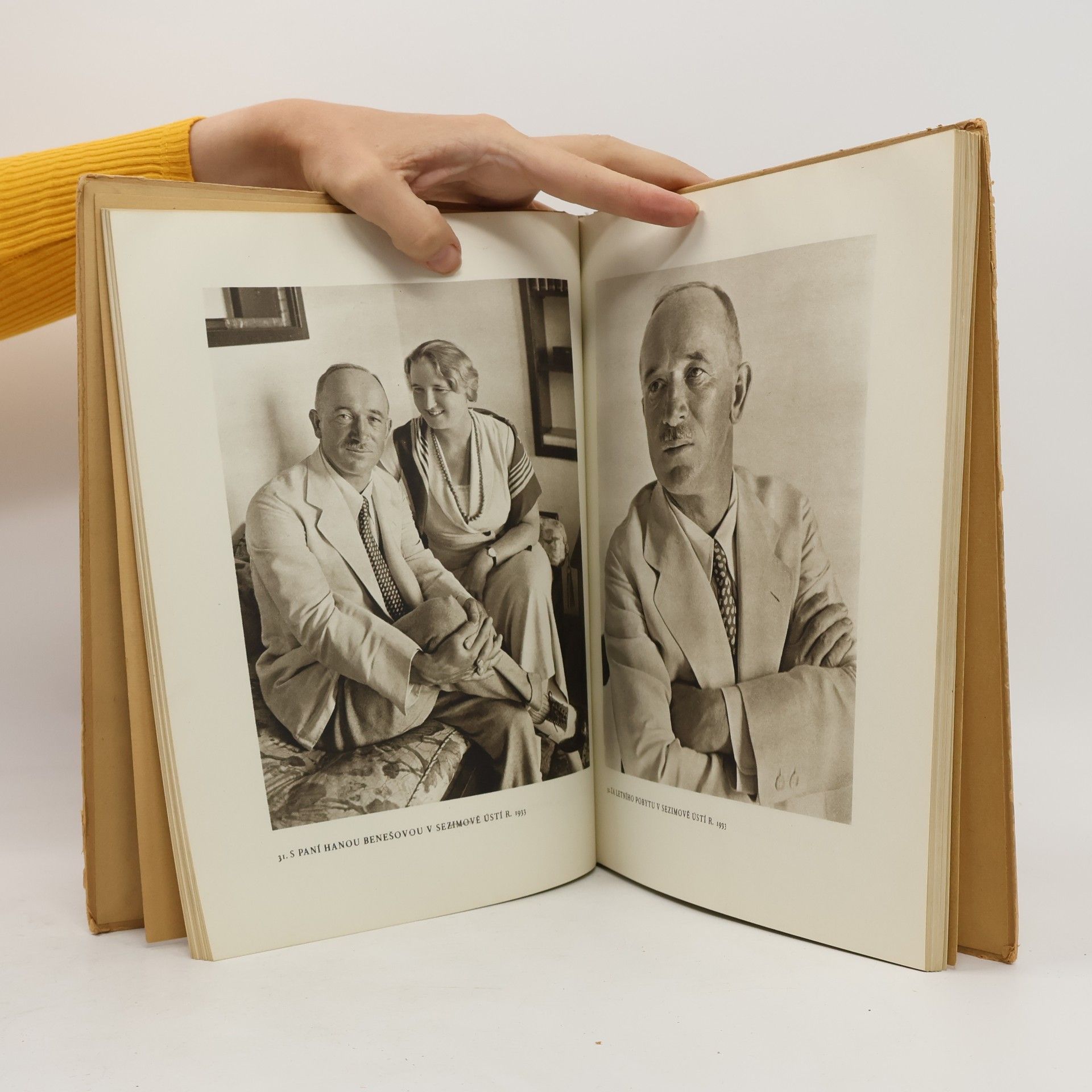 František Xaver Šalda Edvard Beneš ve fotografii