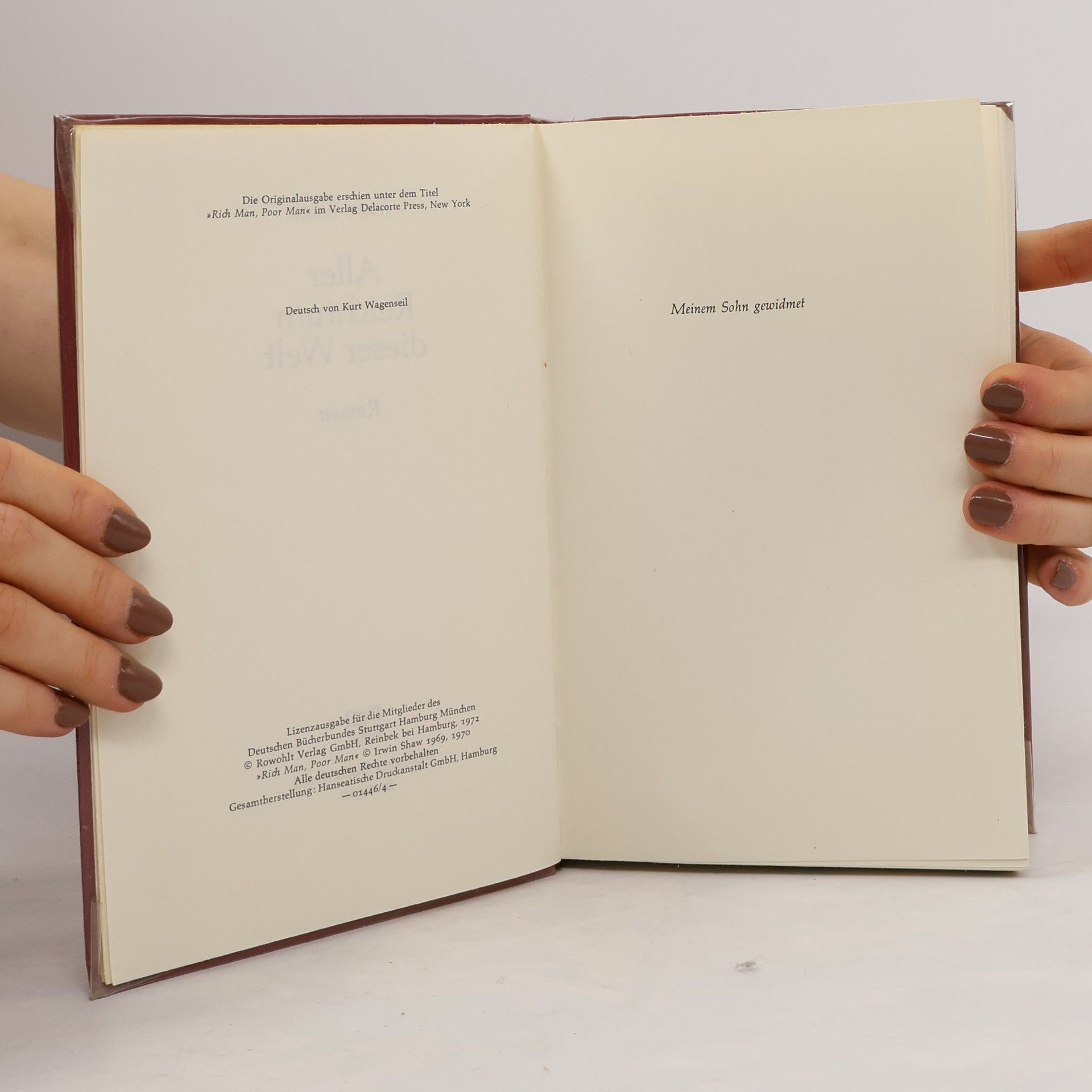 Irwin Shaw Aller Reichtum dieser Welt