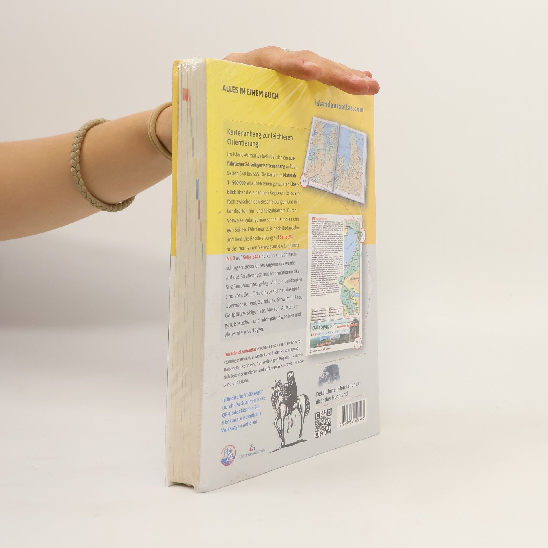 IDNU BOKAUTGAFA Island Auto Atlas & Reiseführer
