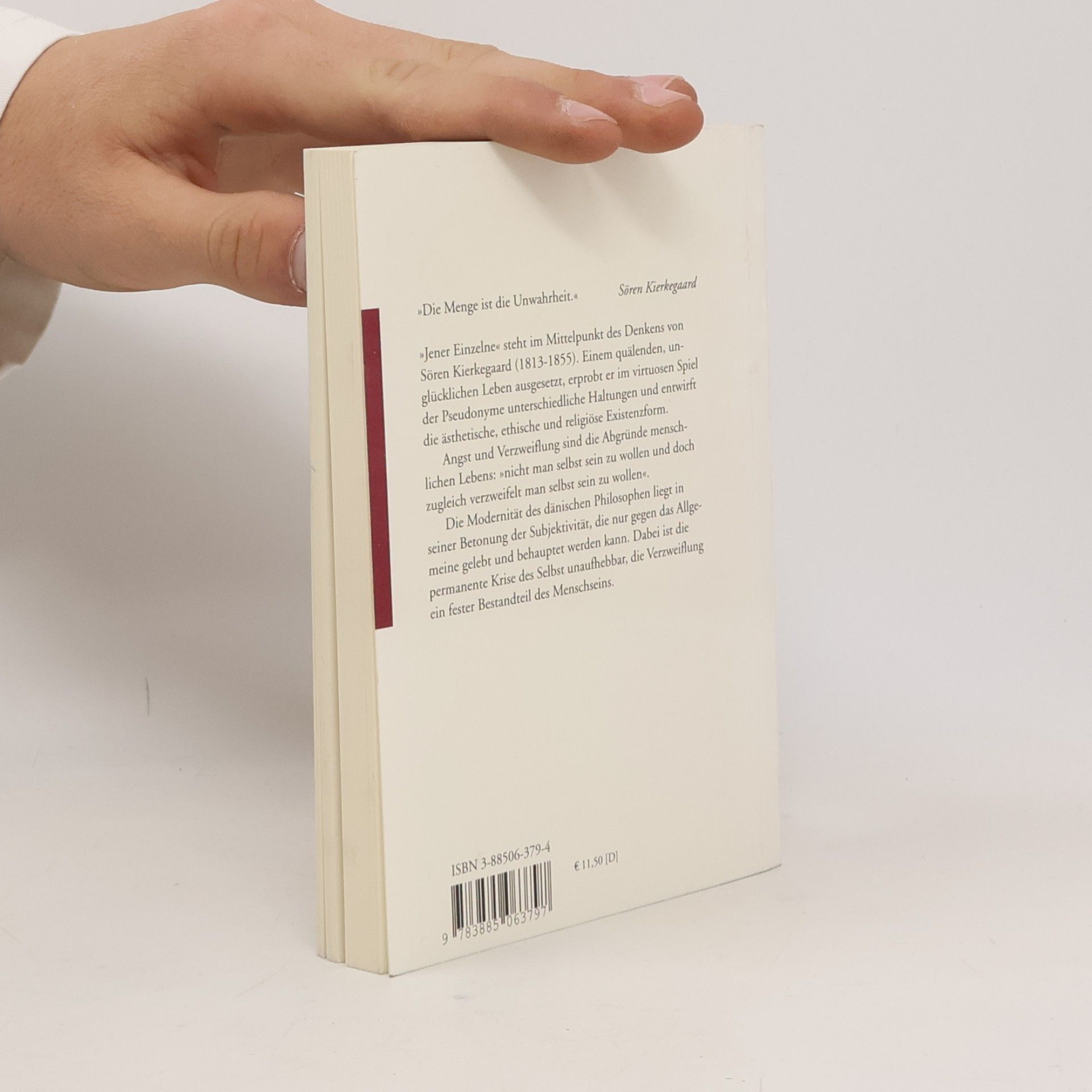 Konrad Paul Liessmann Sören Kierkegaard zur Einführung