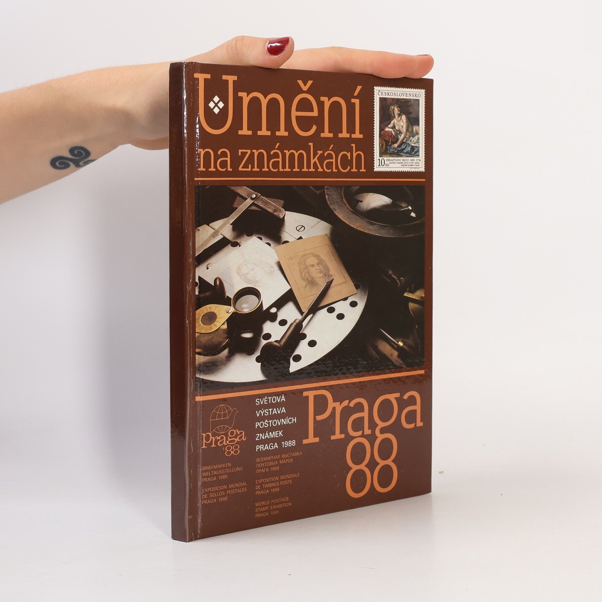 Jiří T. Kotalík Umění na známkách. Katalog výstavy Praga 1988