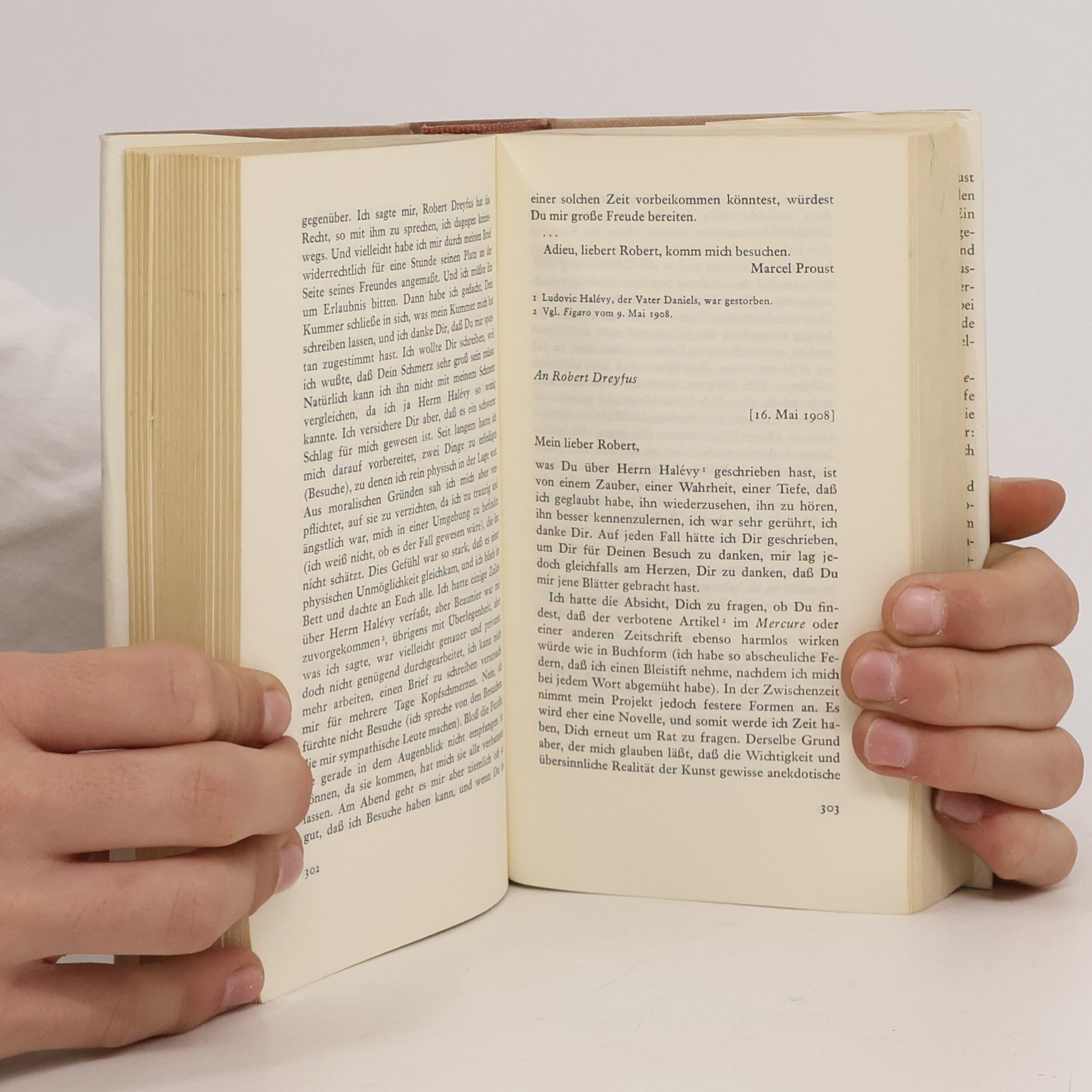 Marcel Proust Weißes Programm: Briefe zum Leben