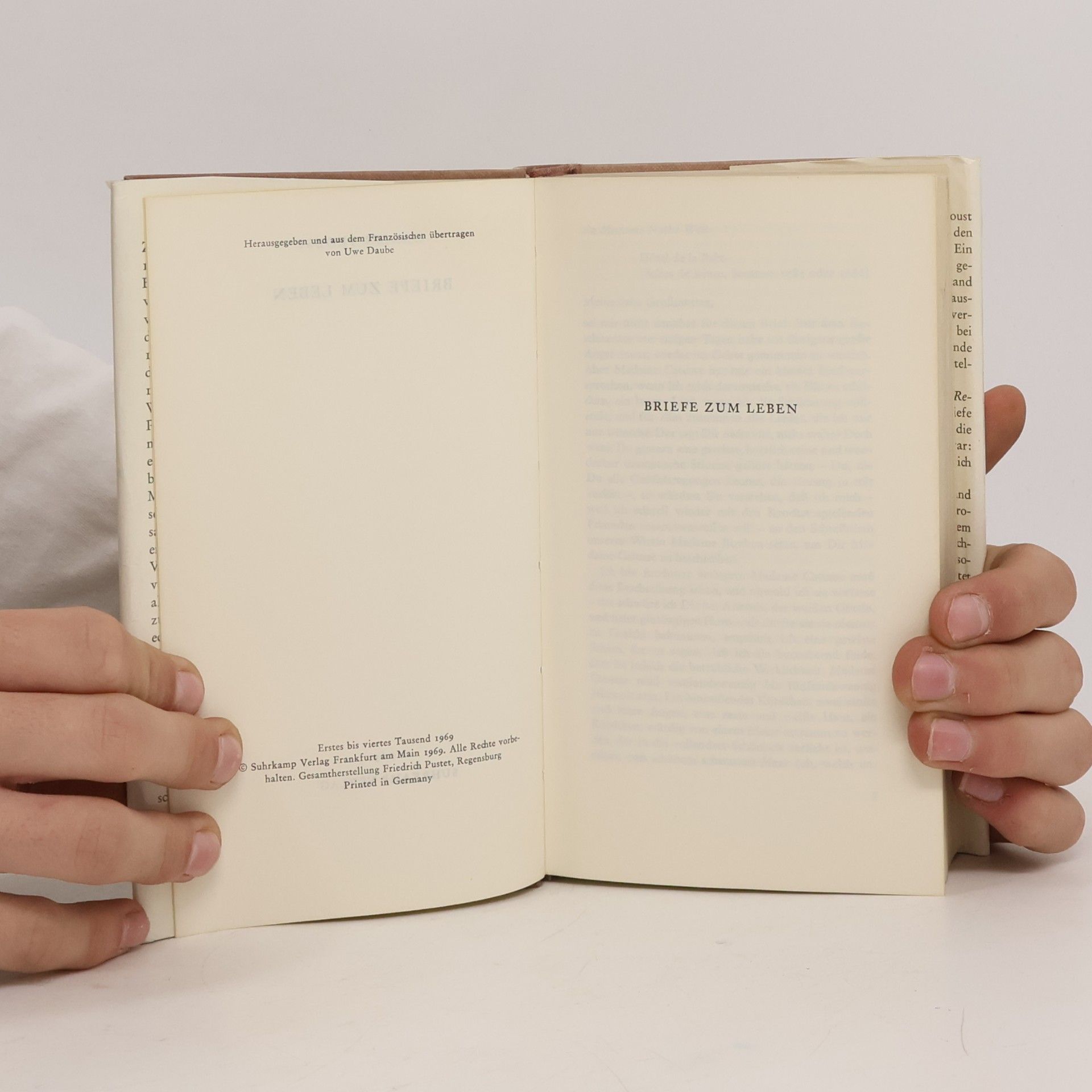 Marcel Proust Weißes Programm: Briefe zum Leben