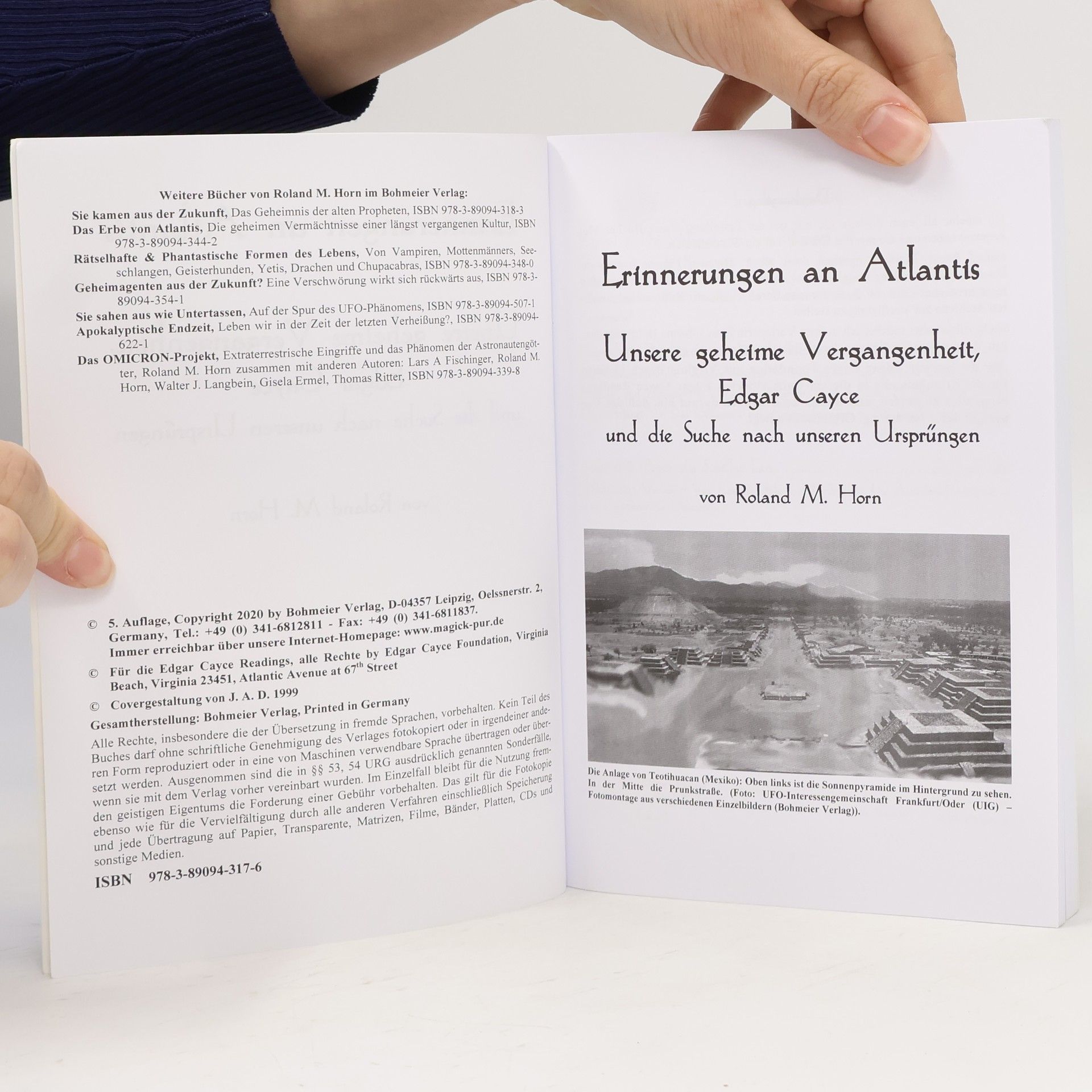 Roland M. Horn Erinnerungen an Atlantis