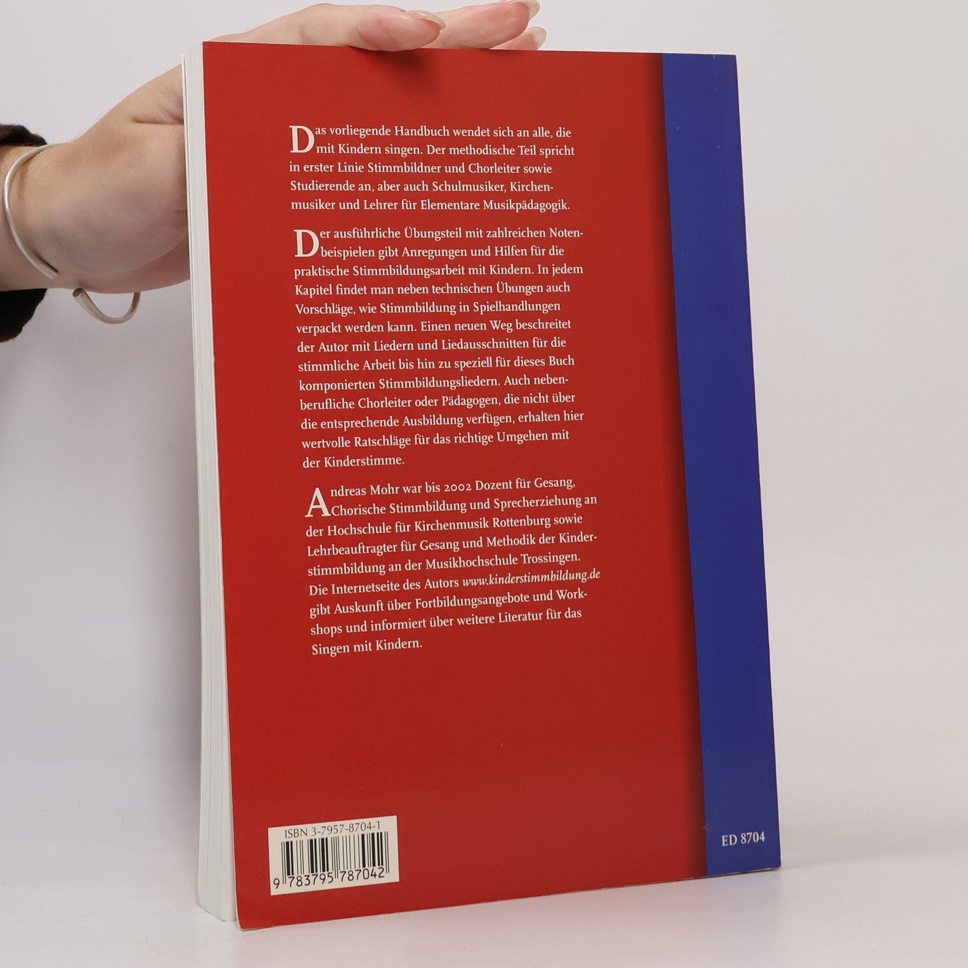 Marcus-Andreas Mohr Handbuch der Kinderstimmbildung