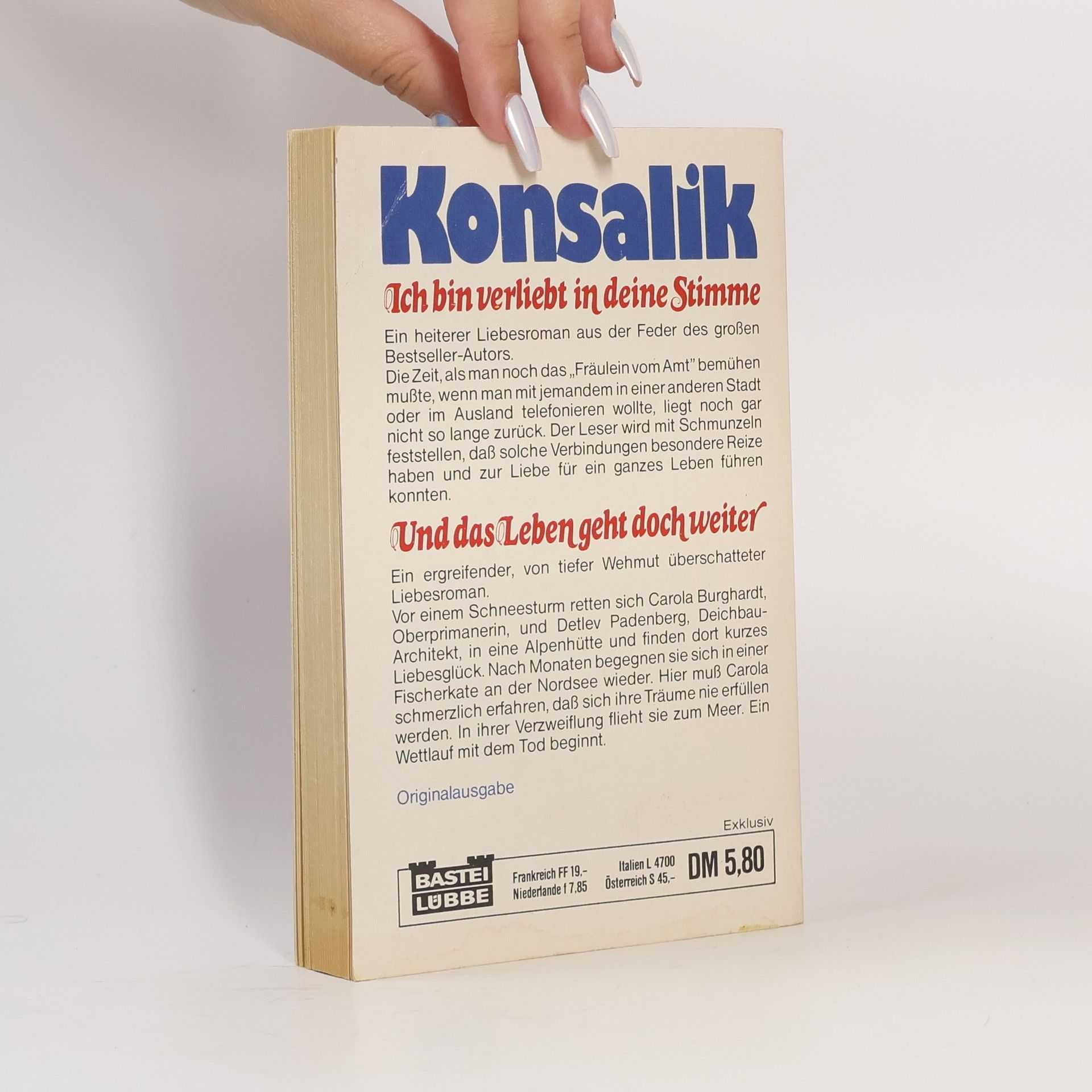 Heinz G. Konsalik Ich bin verliebt in deine Stimme