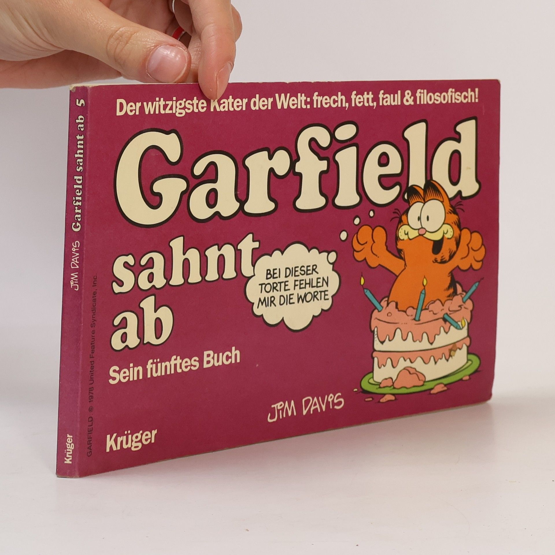 Jim Davis Garfield sahnt ab